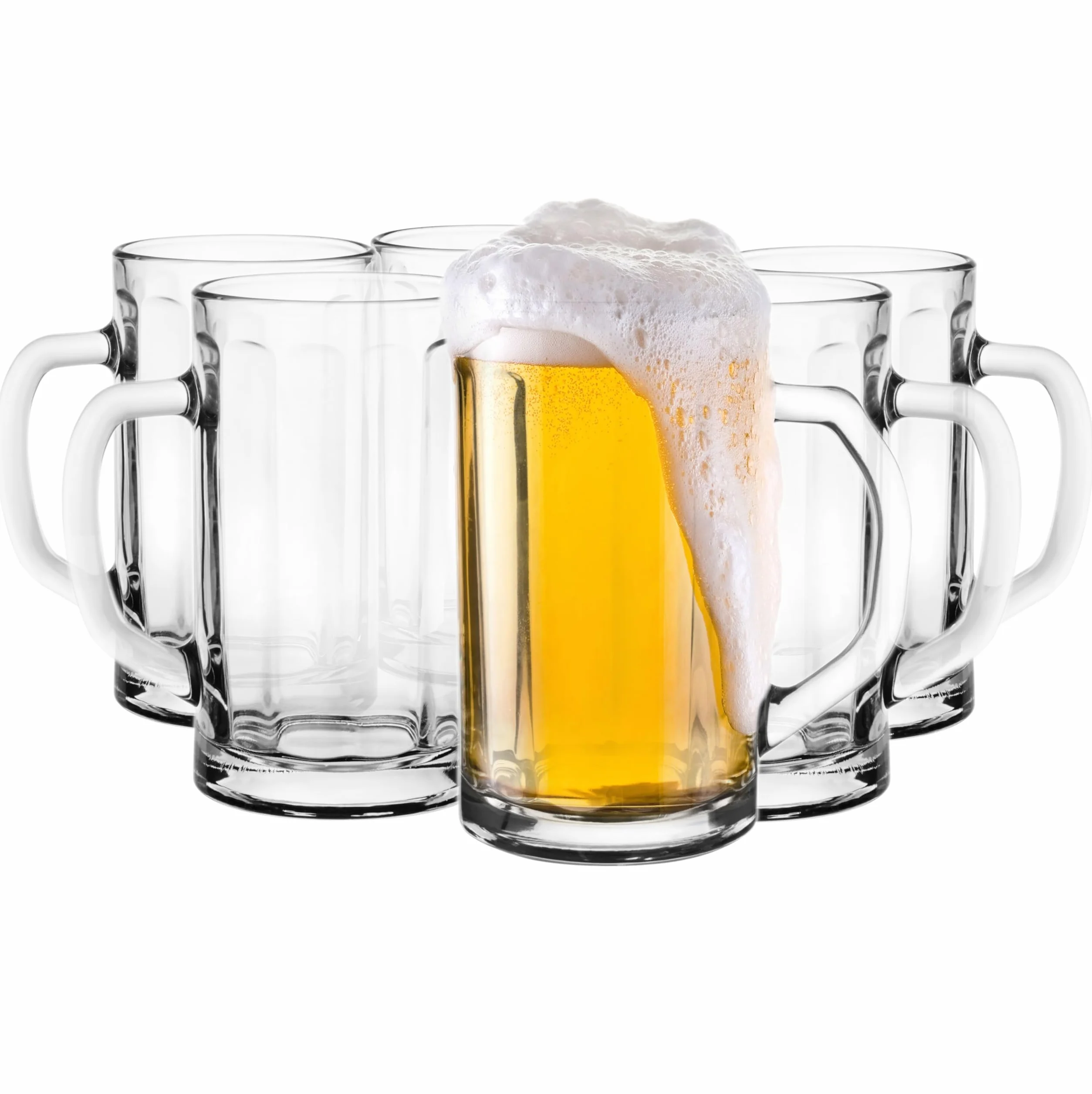 Glasmark Krosno Zestaw Szklanek Do Piwa 6 x 300 ML Kufle