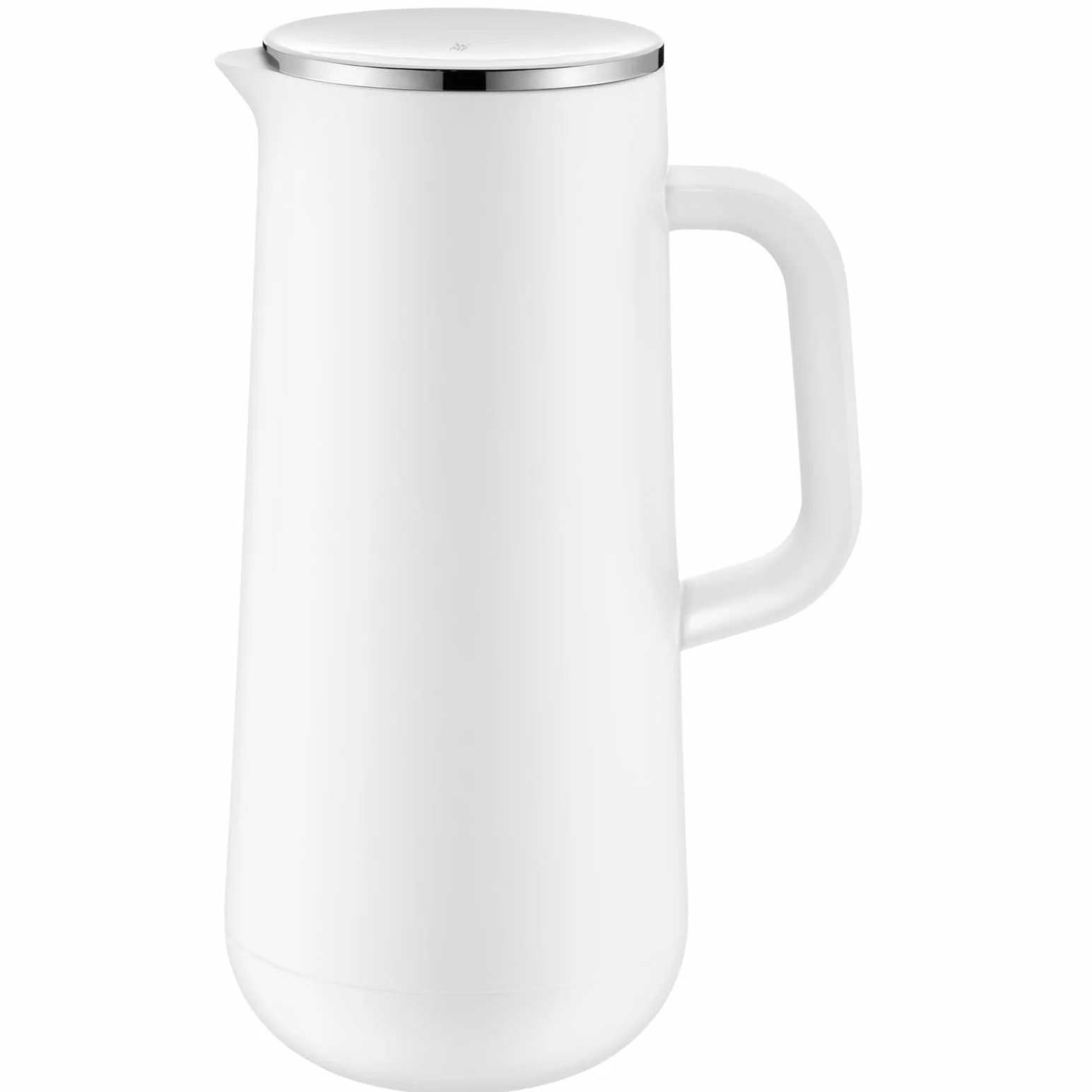 WMF Termos próżniowy Impuls, wkładka do szklanki do kawy i herbaty Twist Lock utrzymuje napoje przez 24 godziny na zimno i ciepło, 1 sztuka (1 x 1,0 l) biała