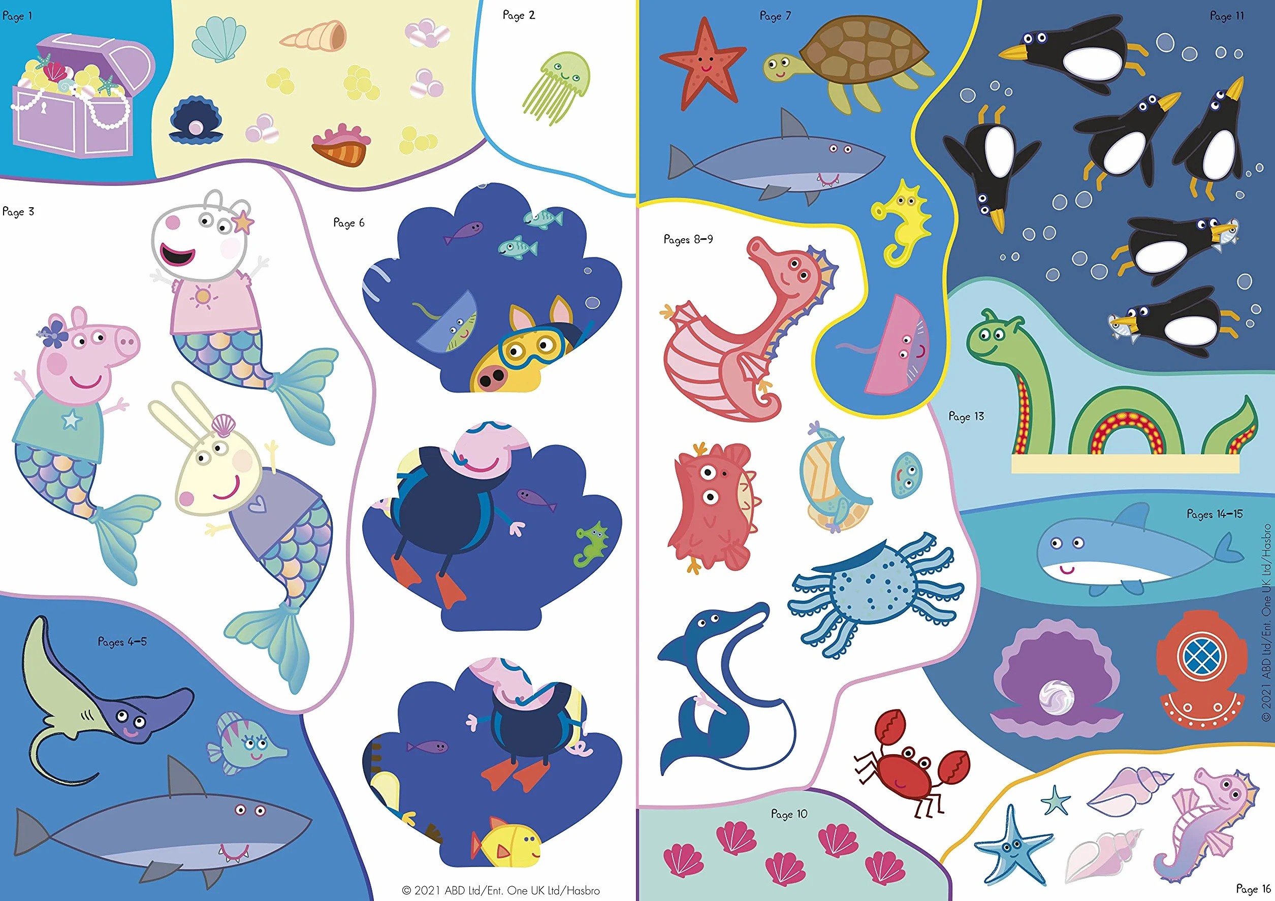 Peppa Pig Peppa’s Underwater Friends: Sticker Activity Book