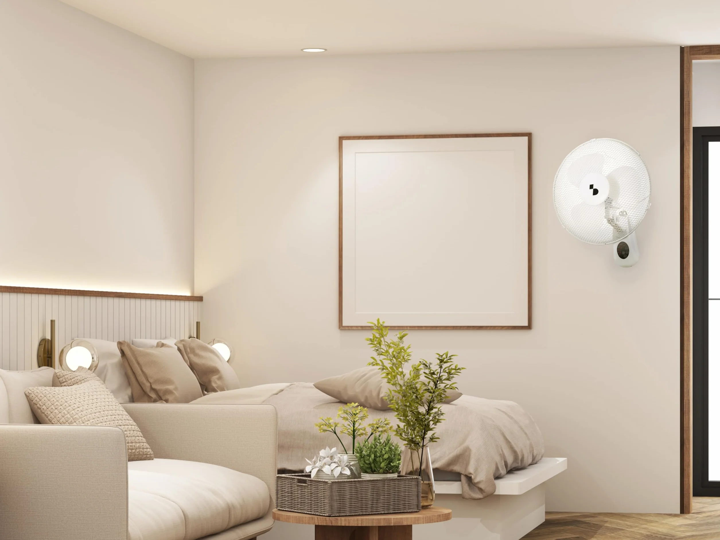 Beper P206Ven600 Wentylator Ścienny 40W 40V Biały
