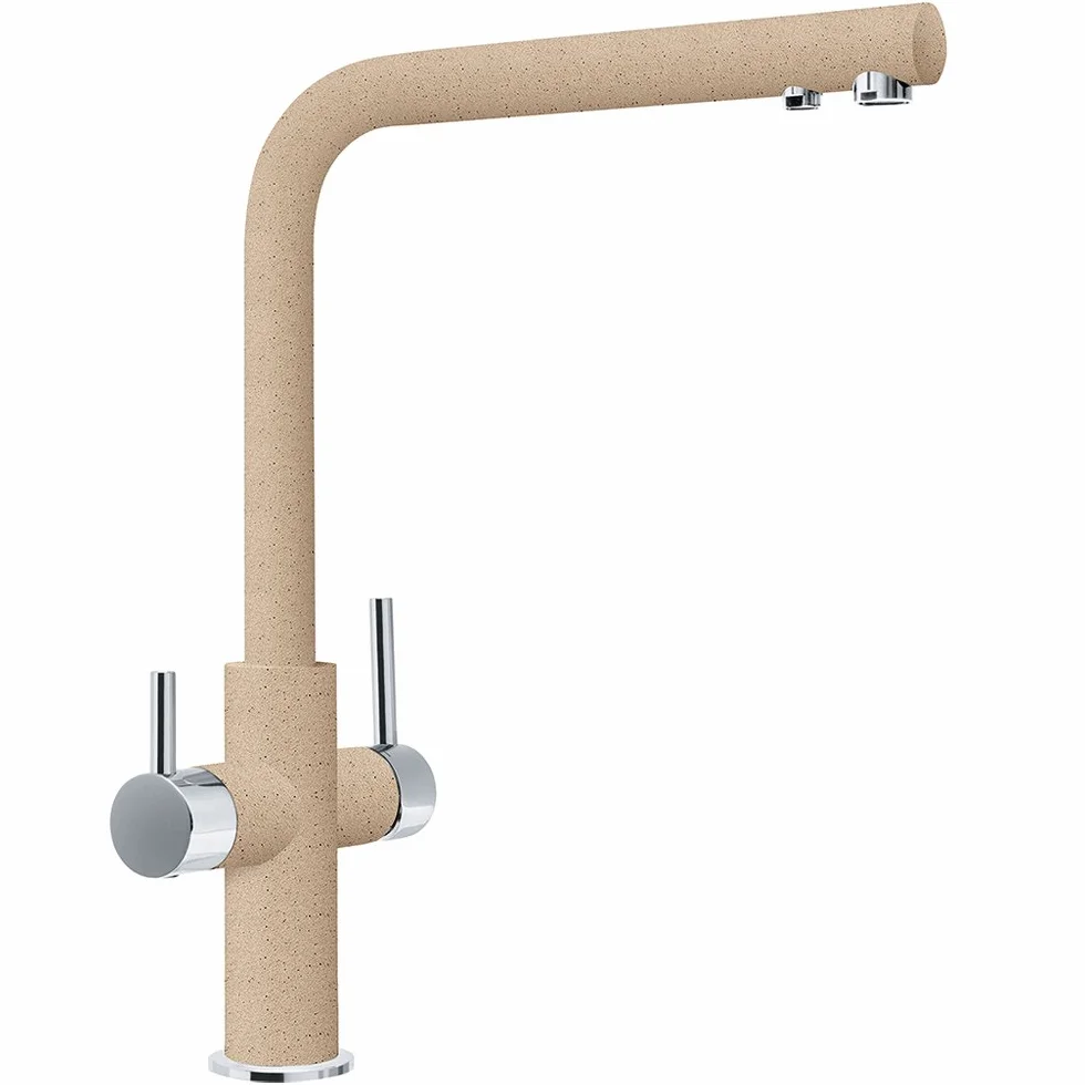 Franke 115.0370.709 dwufunkcyjna bateria zlewozmywakowa Neptune Clear Water, beżowy