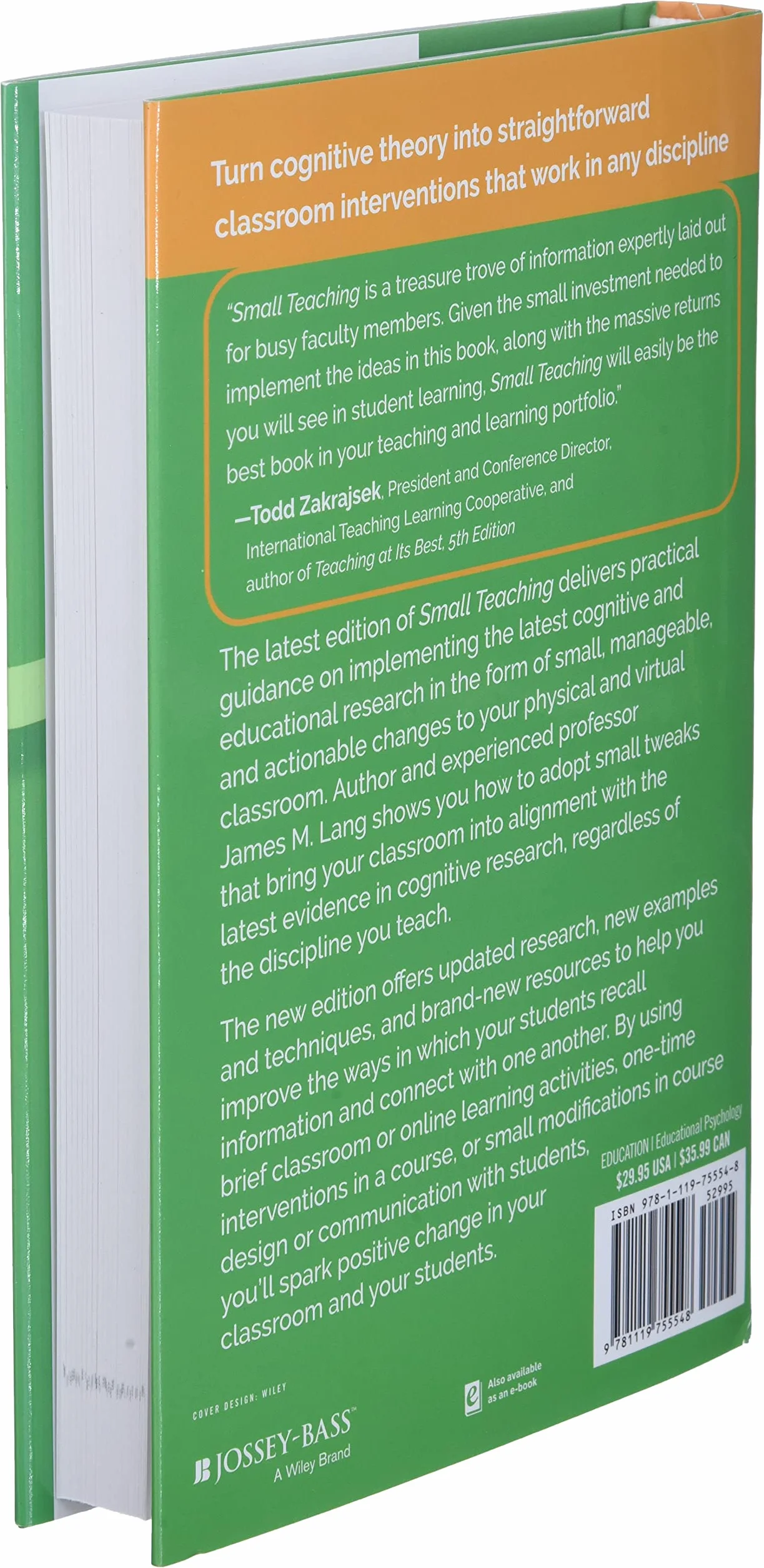 Small Teaching: Everyday Lessons from the Science of Learning
