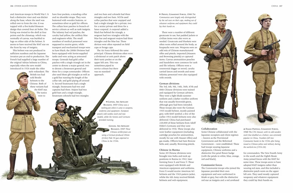 An Illustrated Encyclopedia of Uniforms of World War II: An Expert Guide to the Uniforms of Britain, America, Germany, USSR and Japan, Together with Other Axis and Allied Forces