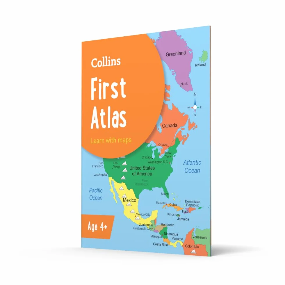 Collins First Atlas: Ideal for learning at school and at home