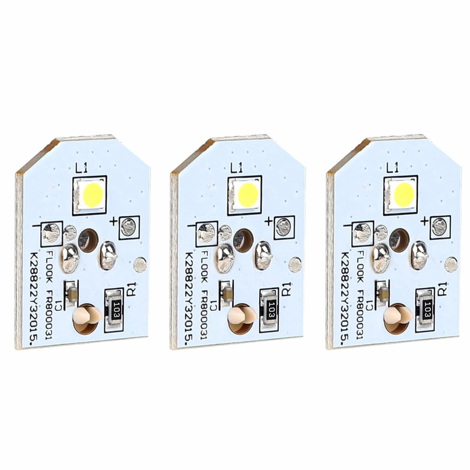 3szt WR55X11132 Oświetlenie Led do GE Lodówki, Wysokiej Jakości Trwałe Zamienniki Oświetlenia Led do GE Lodówki Zamiennik WR55X11132 WR55X26486 PS4704284 3033142 AP6261806 EAP12172918