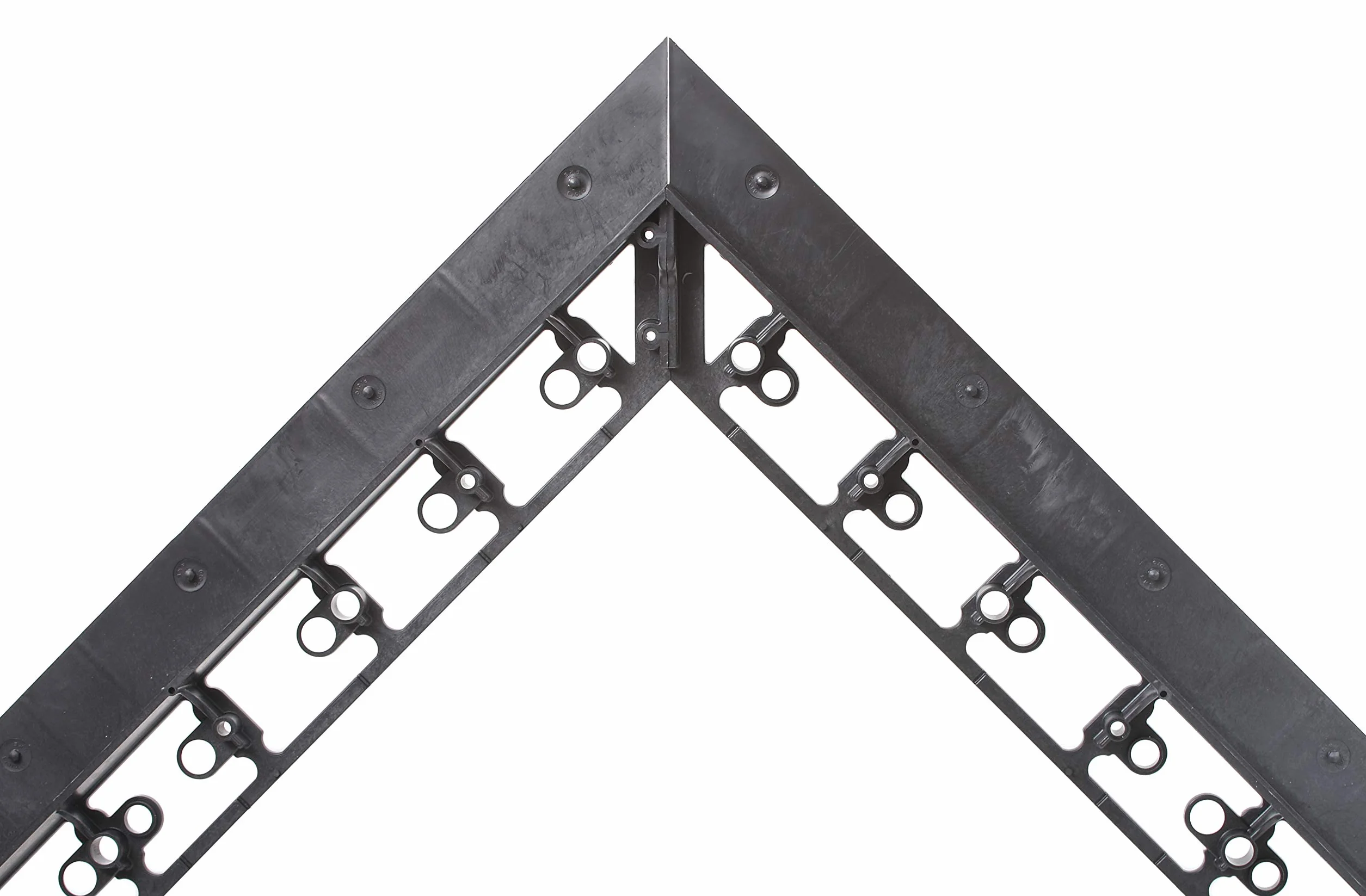 GARDENIX obrzeże do trawnika, rabaty i kostki brukowej - krawędź do koszenia + 3 gwoździe na metr (Rim 90°, 55 mm x 140 mm, 8 metrów)