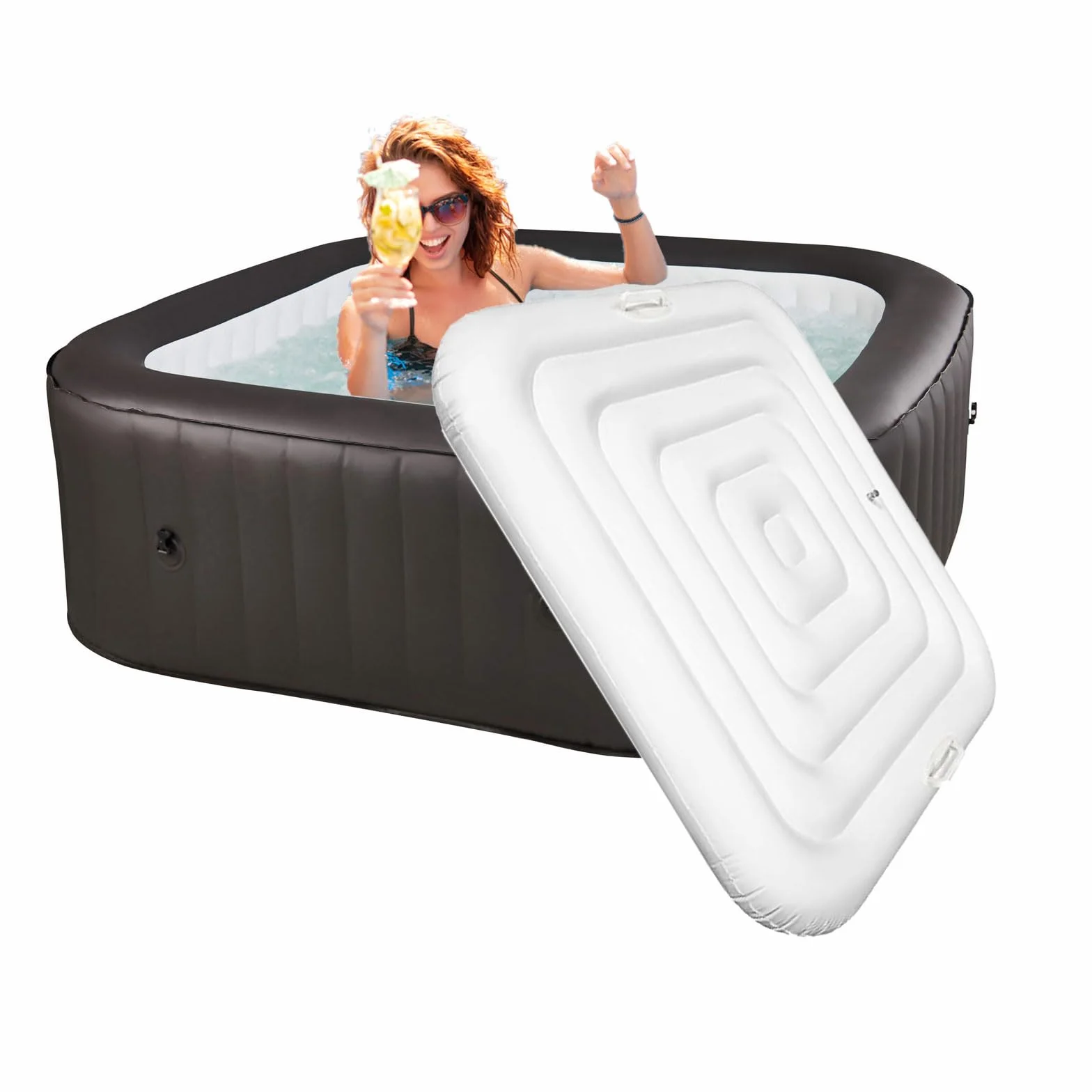 Nadmuchiwana osłona wanny z hydromasażem (white)