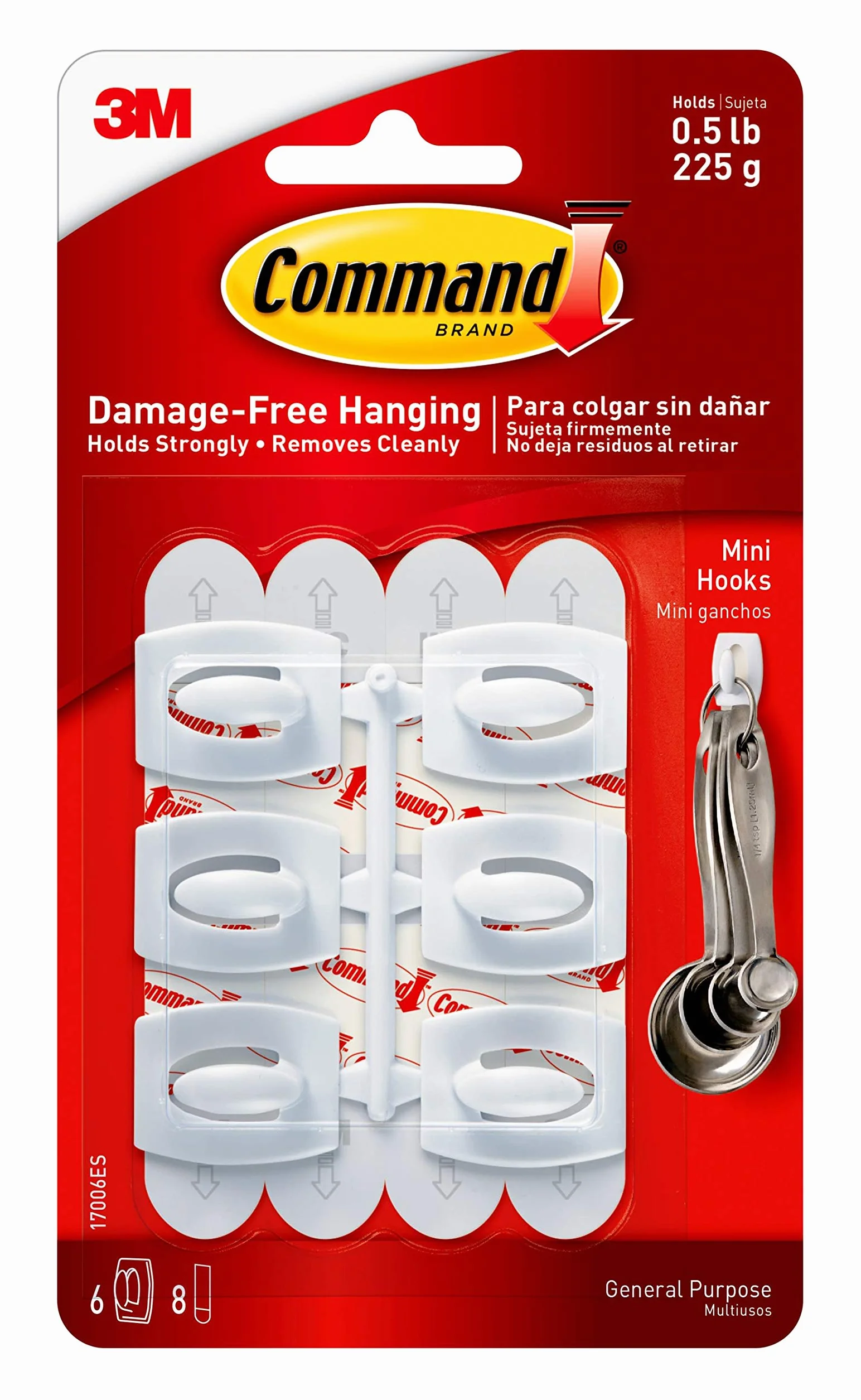 Command 17006 Hak, Biały, ‎0,9 x 9,8 x 17,1 cm; 17,01 g