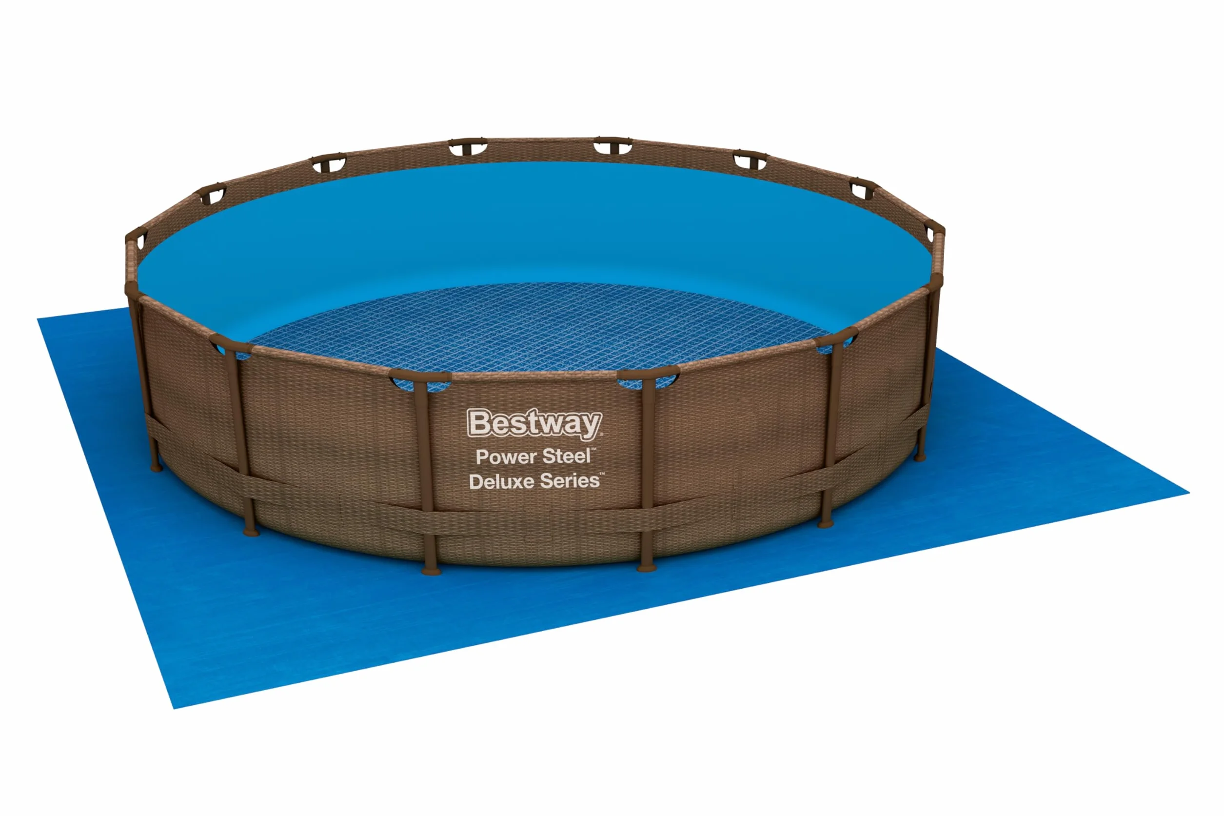 Bestway | Tkanina ochronna do basenów naziemnych i spa z hydromasażem, 4,57 m, niebieska