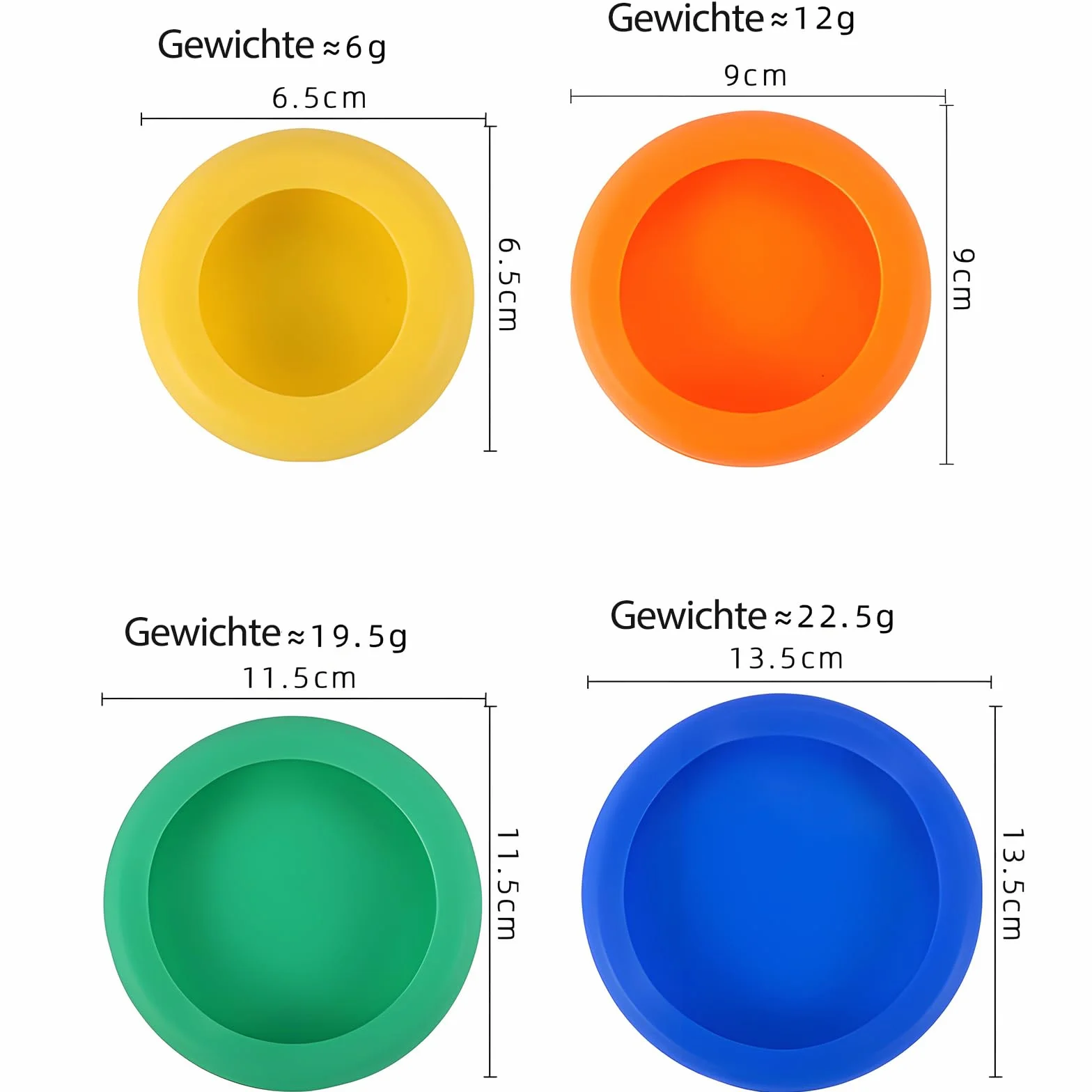Silikonowe pokrywki do puszek wielokrotnego użytku 4 sztuki