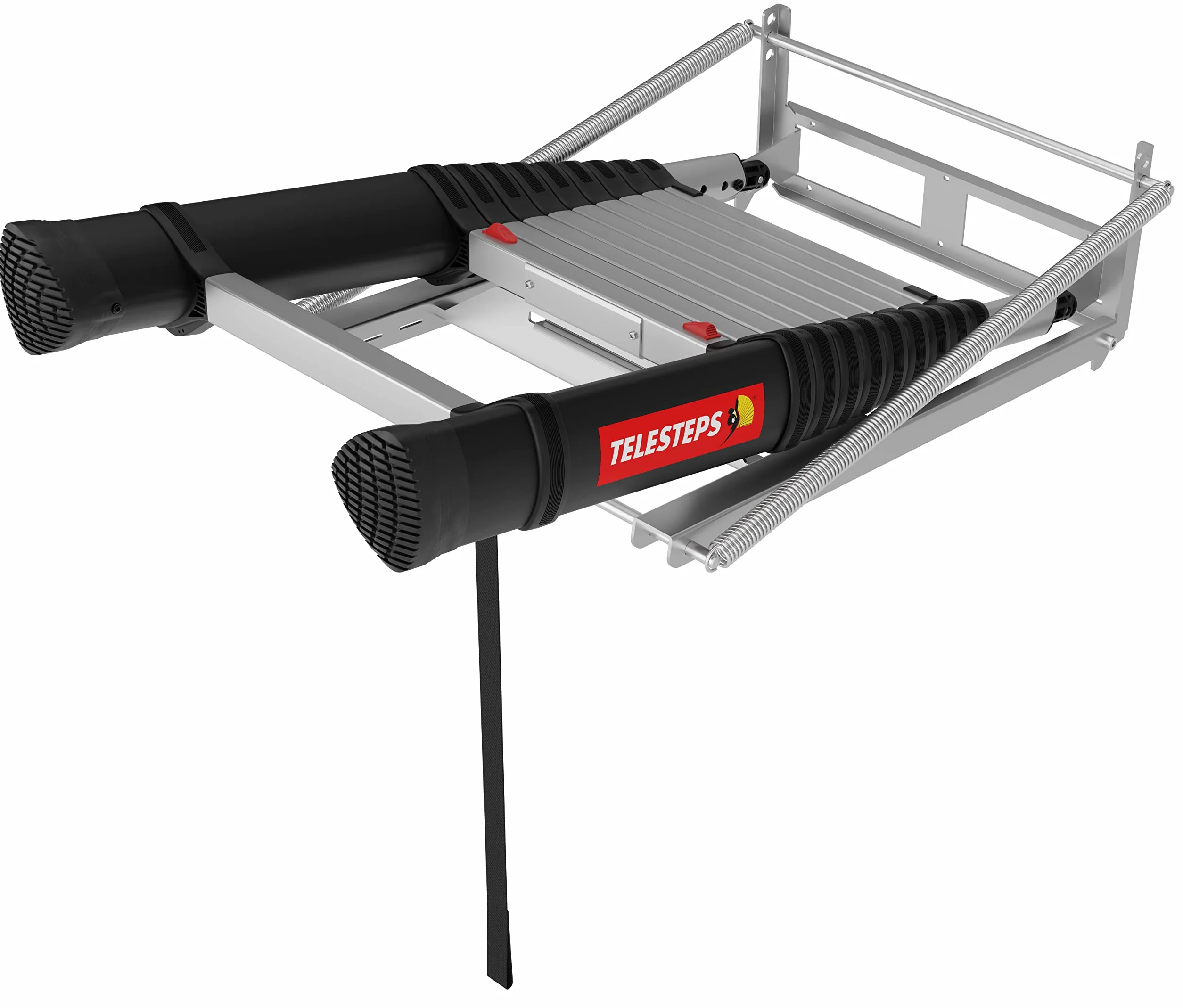 Drabina strychowa 2,95 m firmy TELESTEPS I Wyprodukowano w Szwecji I Loft Line I Kompaktowa drabina wysokiej jakości z opatentowaną konstrukcją klasy premium I EN 14975 I 72527-541