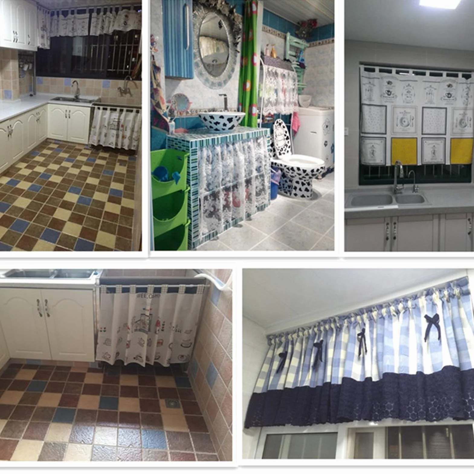 Czarny Regulowany Drążek Napinający Zasłony 25-40cm Sprężynowy