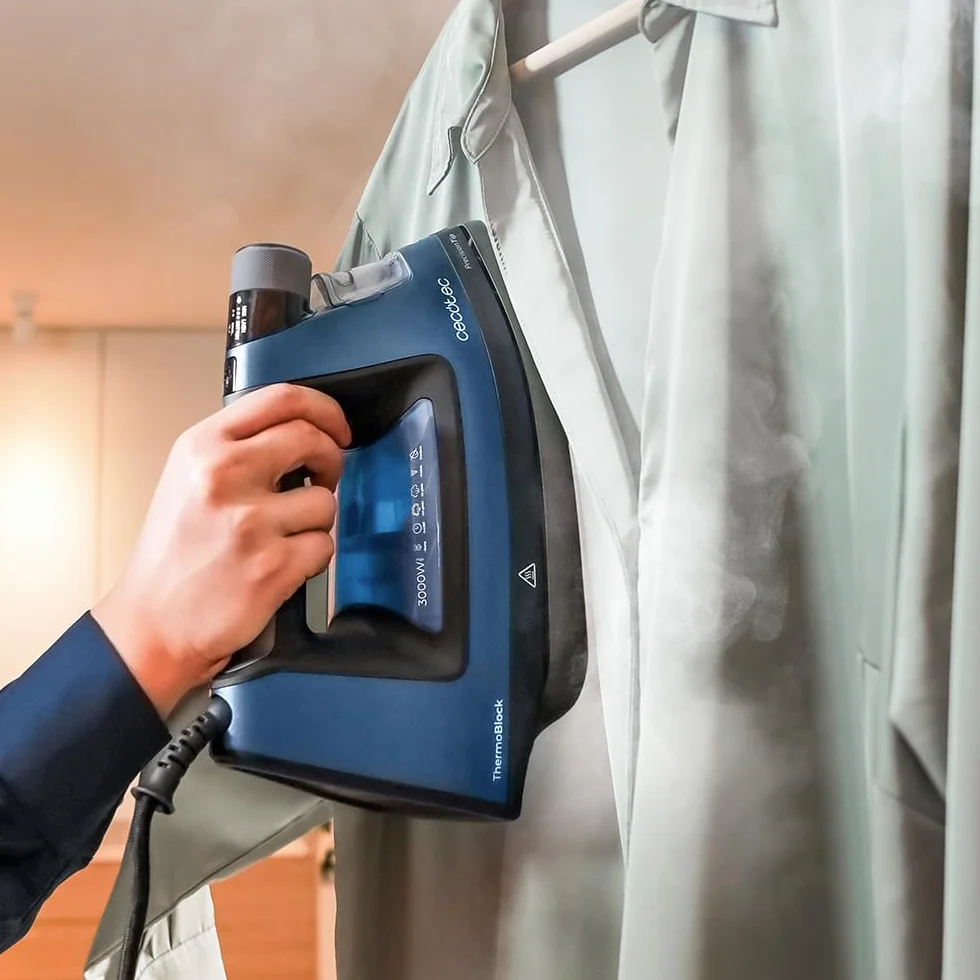 Cecotec Żelazko parowe IronHero 3000 i-Pump Sauna 3000 W Thermoblock. Podwójny podgrzewacz. Zintegrowana pompa. Podeszwa Turbo Slide. Cyclo Clean, ochrona przed kapaniem. 5 programów.