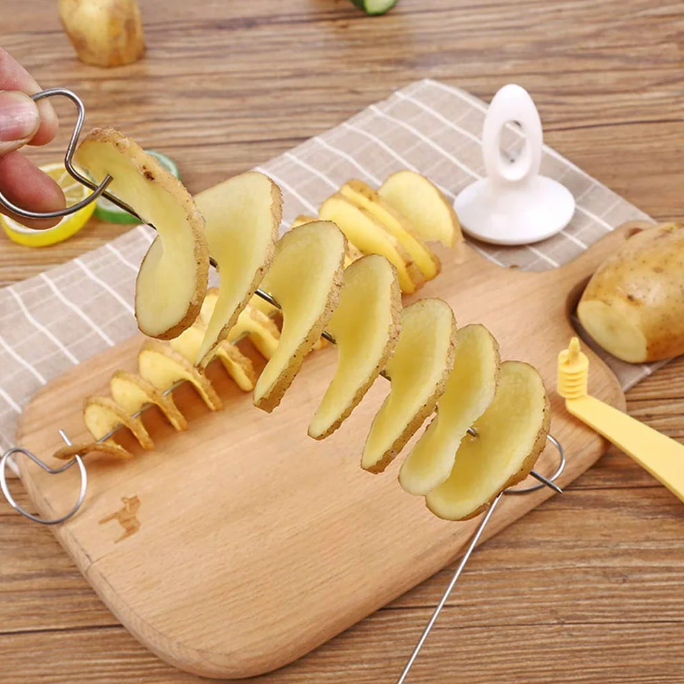 Tornado Potato spiralna krajalnica do ziemniaków, stal nierdzewna