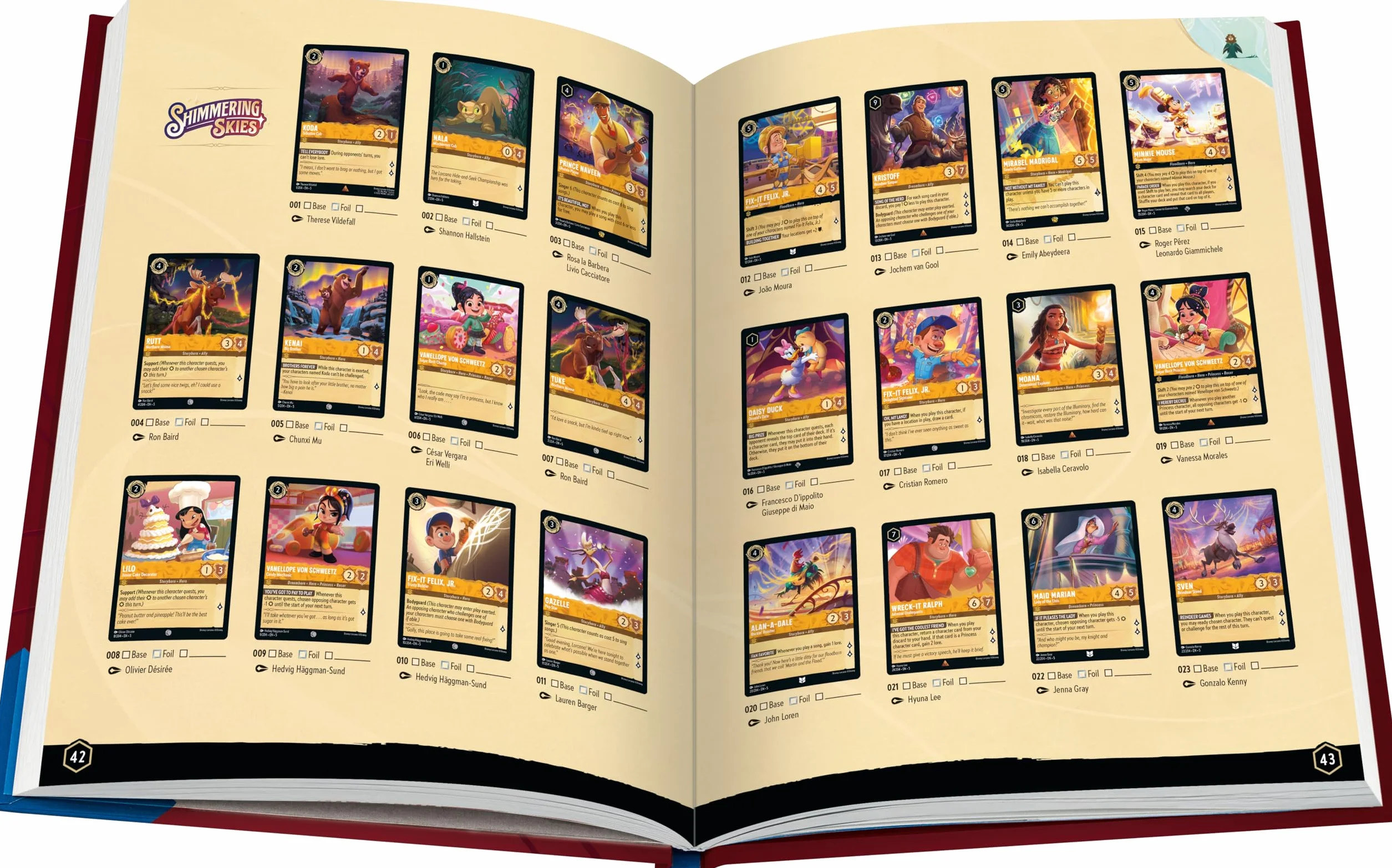 Disney Lorcana Trading Card Game - Official Collector's Guide: Sets 5-8 EN