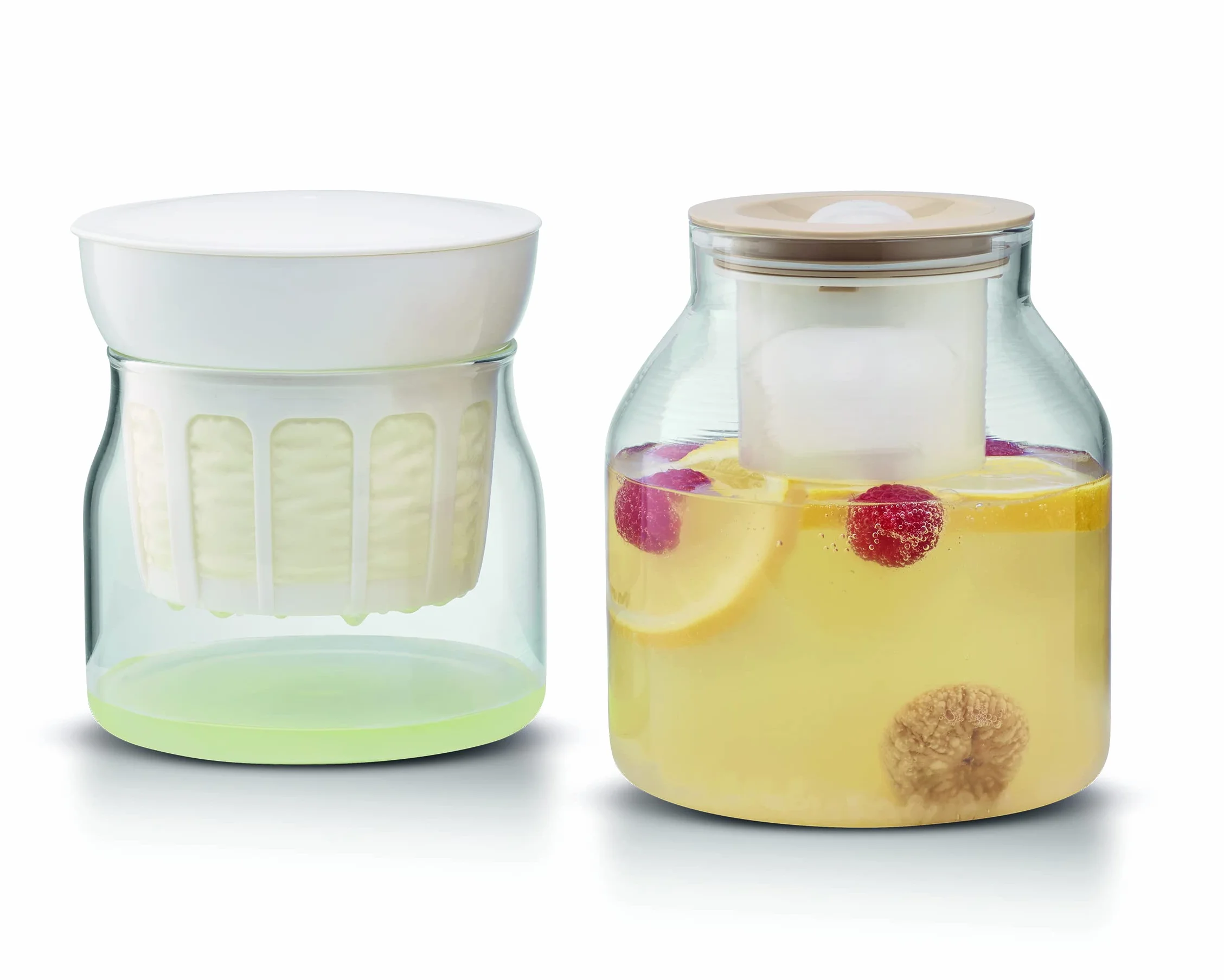 SIMEO - YVA760 20W jogurt do klasycznego domowego jogurtu, z warzywnymi napojami, Skyr, biały ser, świeży, do naczyń - 6 słoików - 19x22,5 cm