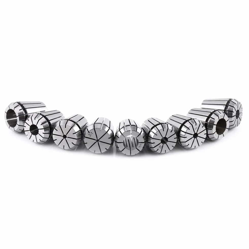 9 sztuk zestaw tulei zaciskowych ER32 uchwyt tulei zaciskowej do maszyny do grawerowania CNC i narzędzia tokarskie do frezowania 2-20mm (Nie zawieraj 14 mm)