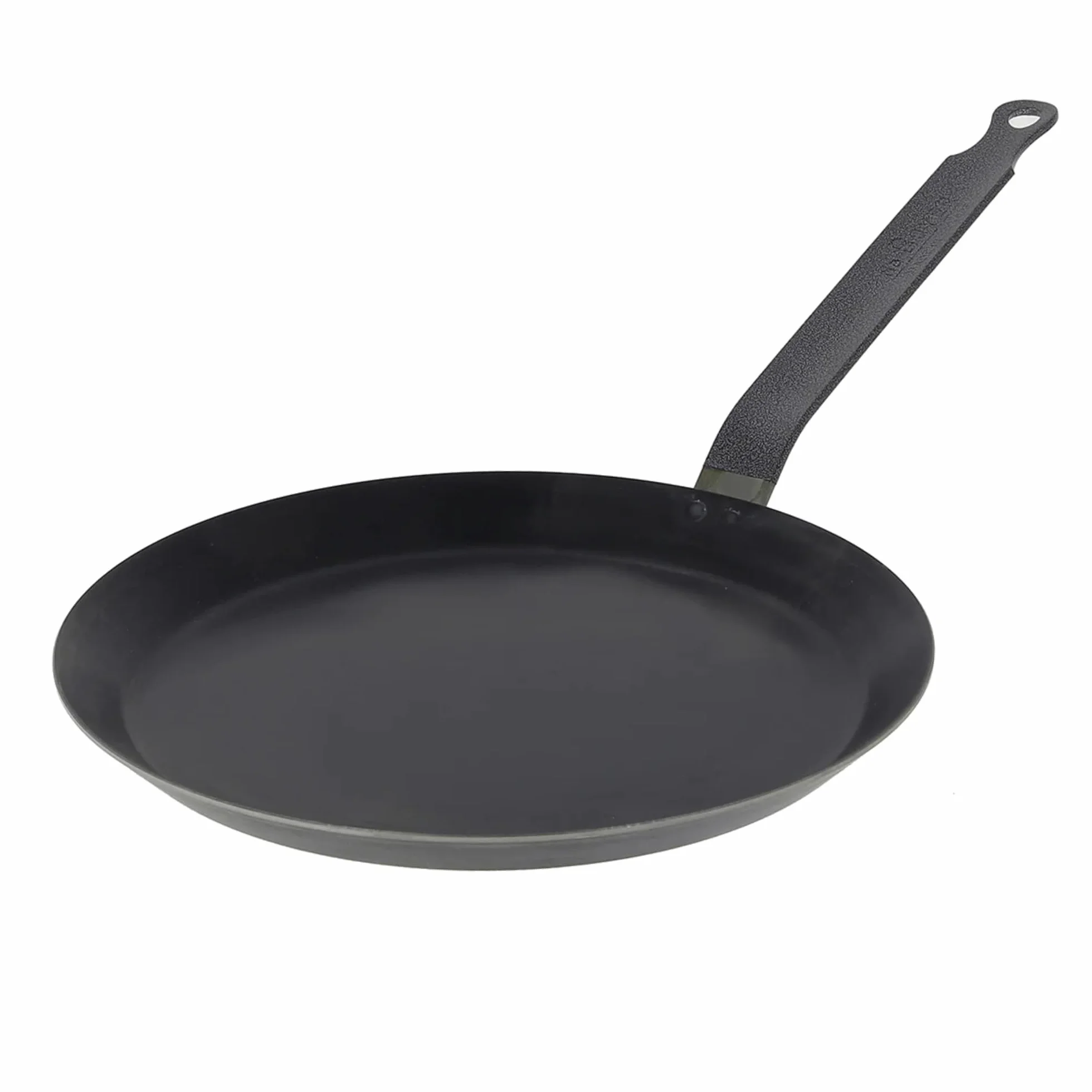 De Buyer Force Blue patelnia do naleśników 18 cm stalowy uchwyt 2 mm