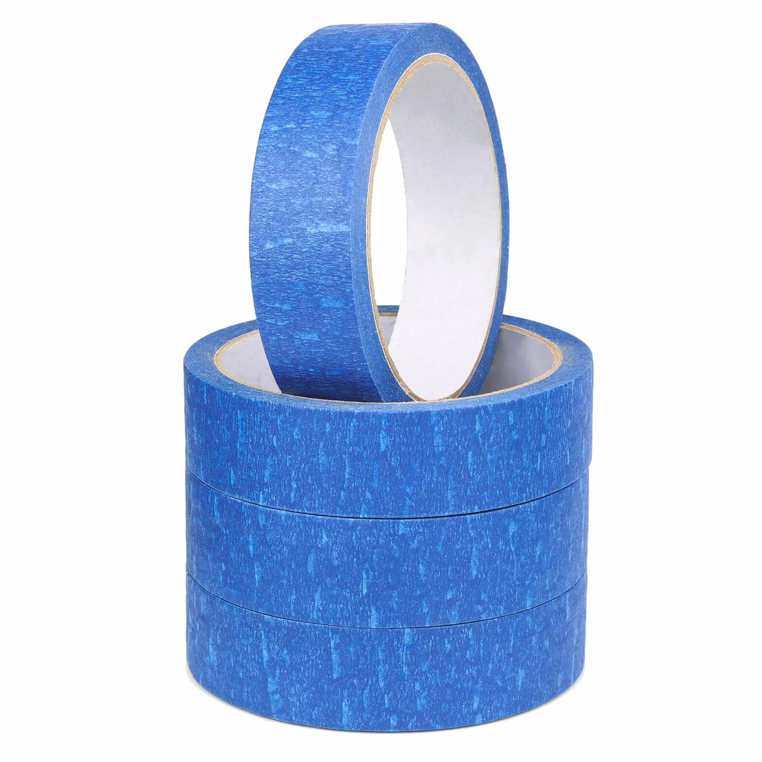 GOTRUST 4 rolki krepowej taśmy, taśma malarska niebieska, maskująca do malowania, rzemiosła, malarstwo, malowidła ścienne, 25 mm x 20 m