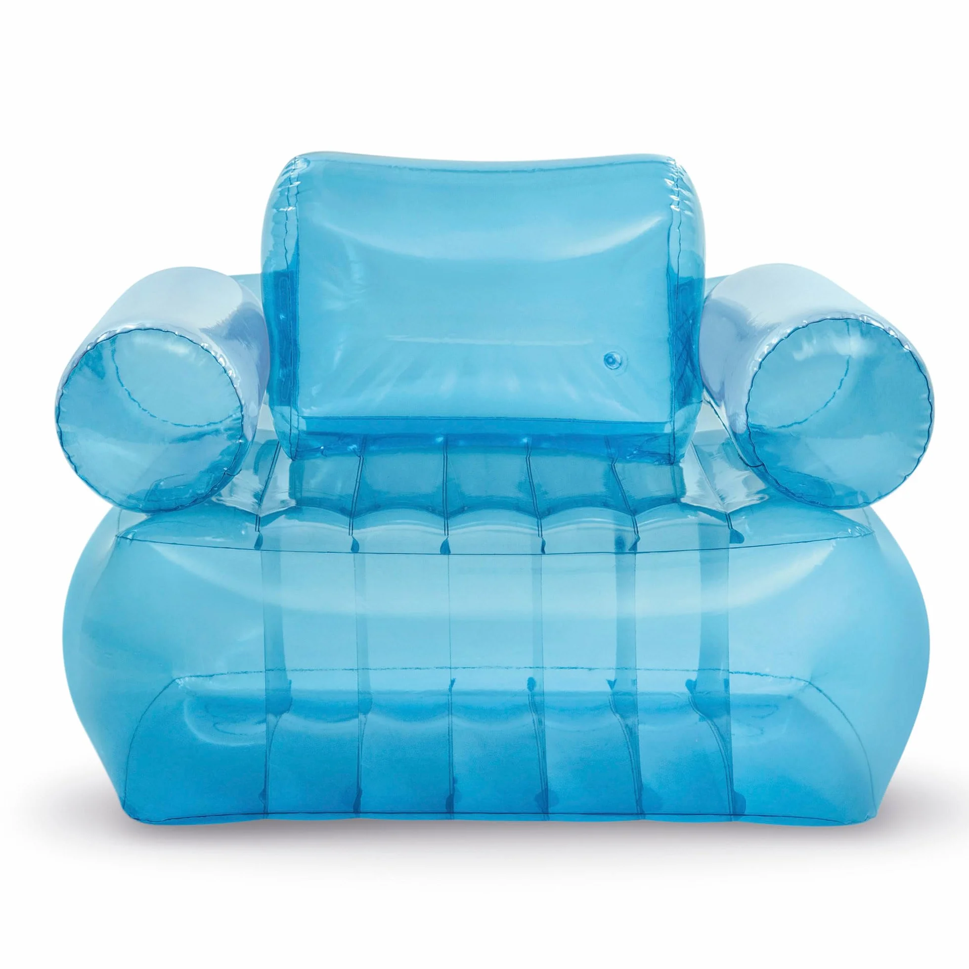 Intex Przezroczysty niebieski fotel, wymiary po nadmuchaniu: 109 cm x 107 cm x 79 cm (66503NP)