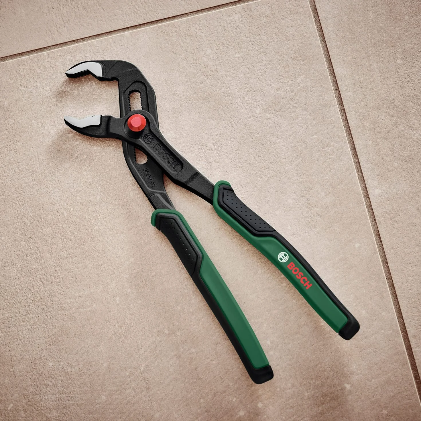 Bosch klucz nastawny (trwały klucz nastawny z regulacją za pomocą przycisku, przeznaczony do codziennych i wymagających zadań; ergonomiczna rękojeść z miękką okładziną)