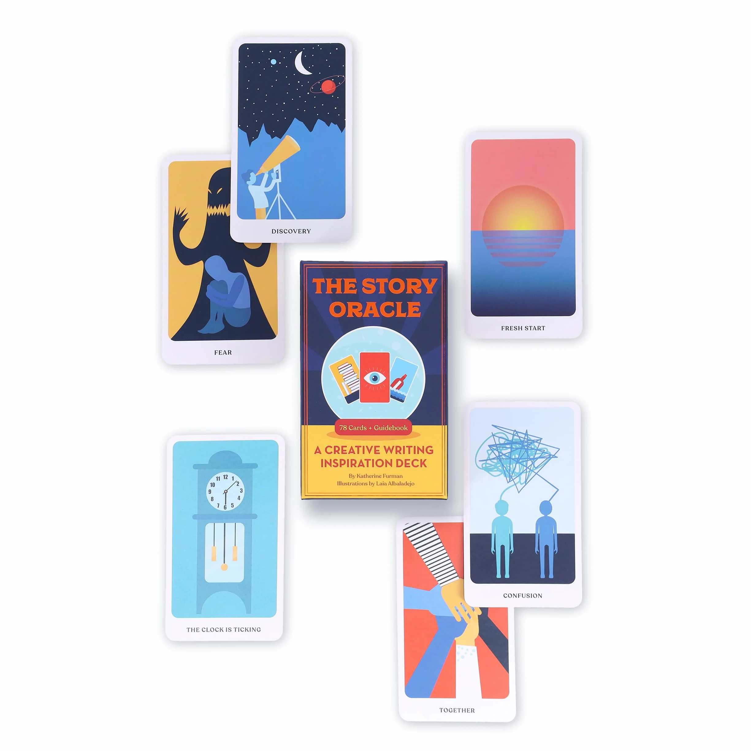 The Story Oracle: A Creative Writing Inspiration Deck - 78 Cards and Guidebook