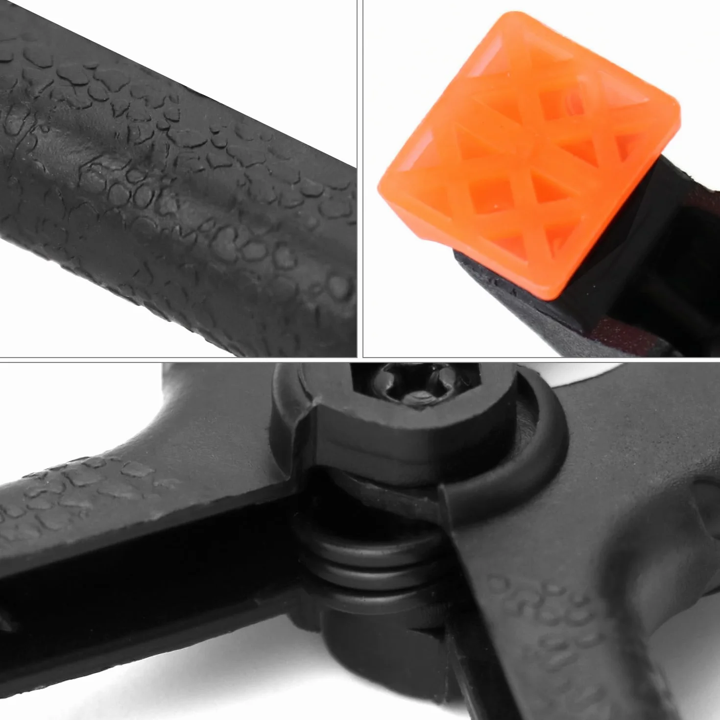 QWORK® 20 sztuk małych zacisków zaciskowych, 6,5 cm nylonowe zaciski sprężynowe do obróbki drewna, plandeki, studia fotograficznego