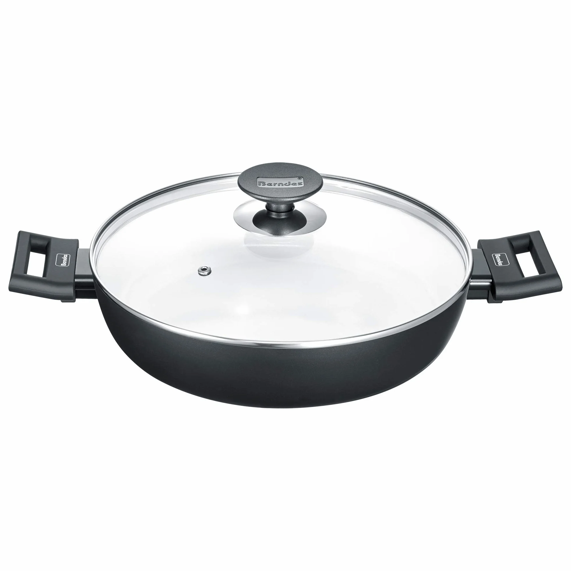 Berndes Patelnia do serwowania Starter Alu Induction 28 cm b.nature czarna/biała