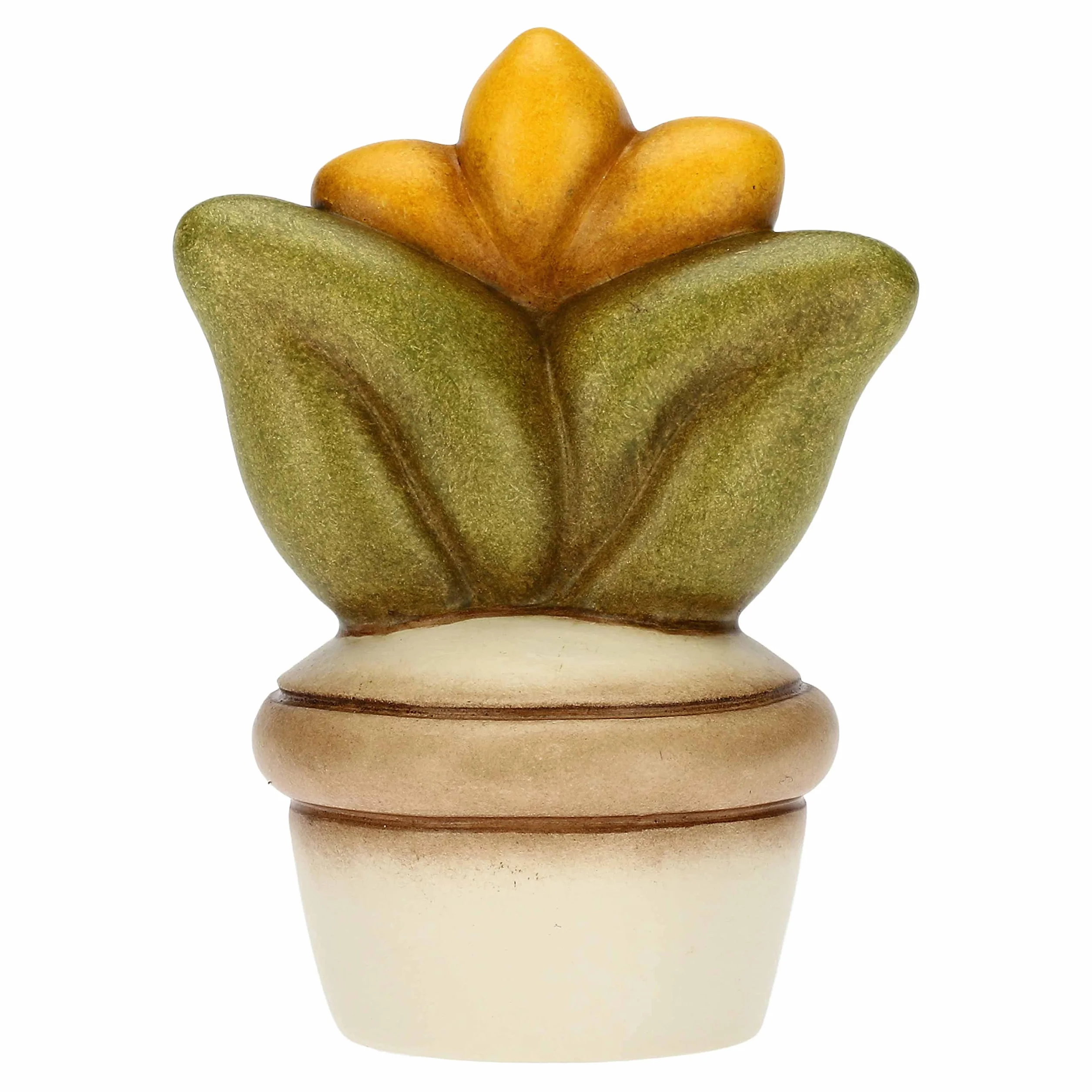THUN - Słoik z żonkilem - ceramiczny - upominki na sprzyja - 4,7 x 3,5 x 6 cm h