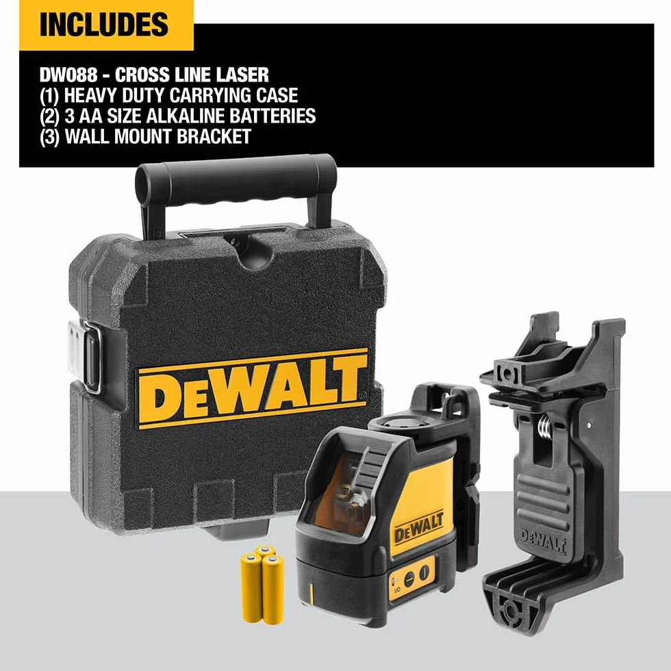 DEWALT Nowoczesny Láser autonivelante 2 líneas en cruz verdes (horizontal i vertical) dla profesjonalistów i majsterkowiczów do pracy profesjonalnej wysoka trwałość
