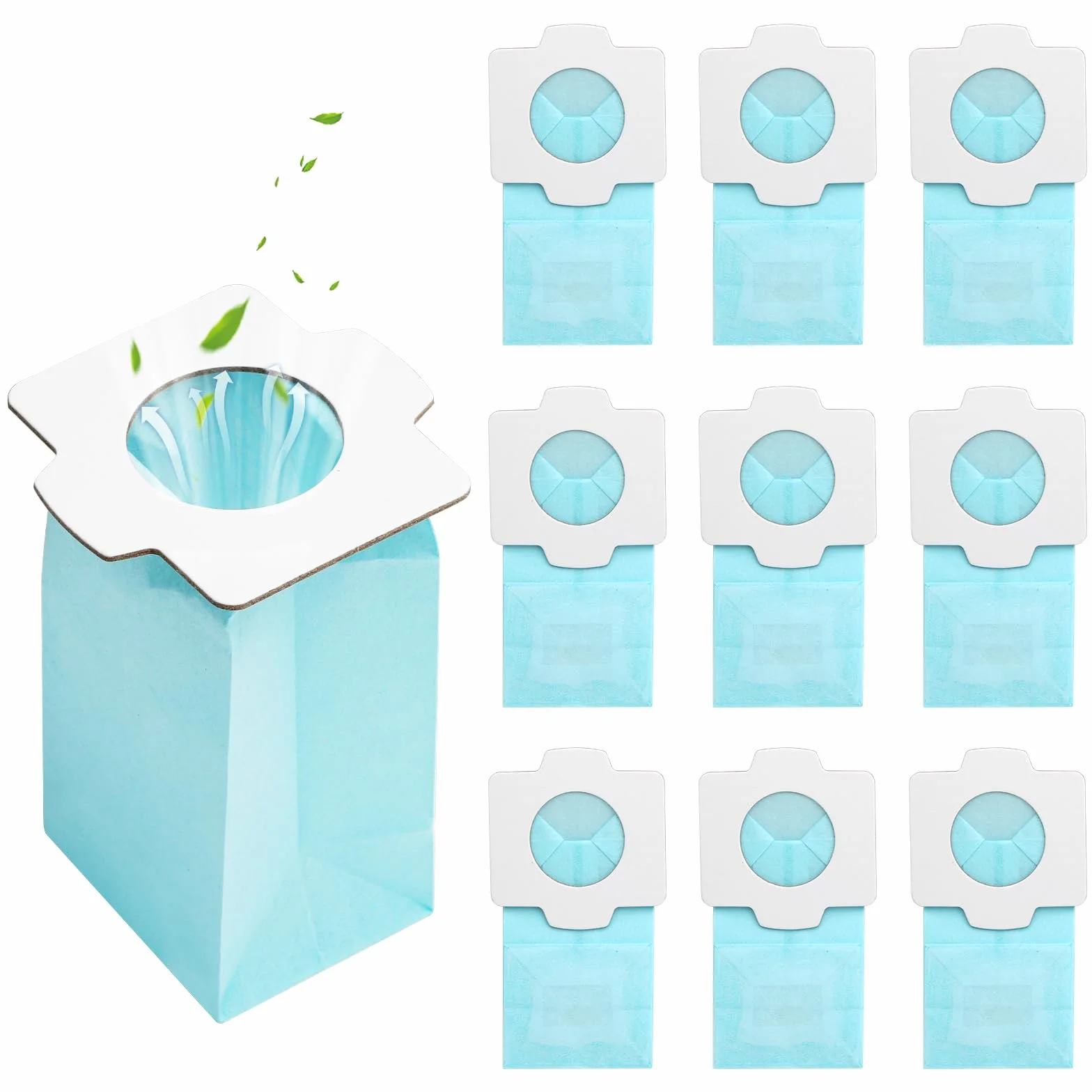 10 sztuk papierowych odkurzaczy do Makita DCL182, CL107, CL072, CL102, BCL142, BCL182 CL105D, CL107D, CL121D, CL142FD, CL182FD, CL184D, CL282FD Makita worki do odkurzacza