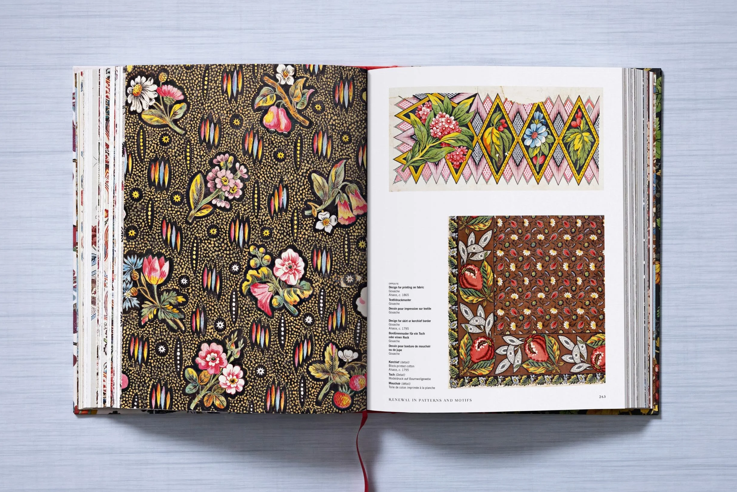 The book of Printed Fabrics: From the 16th century until today