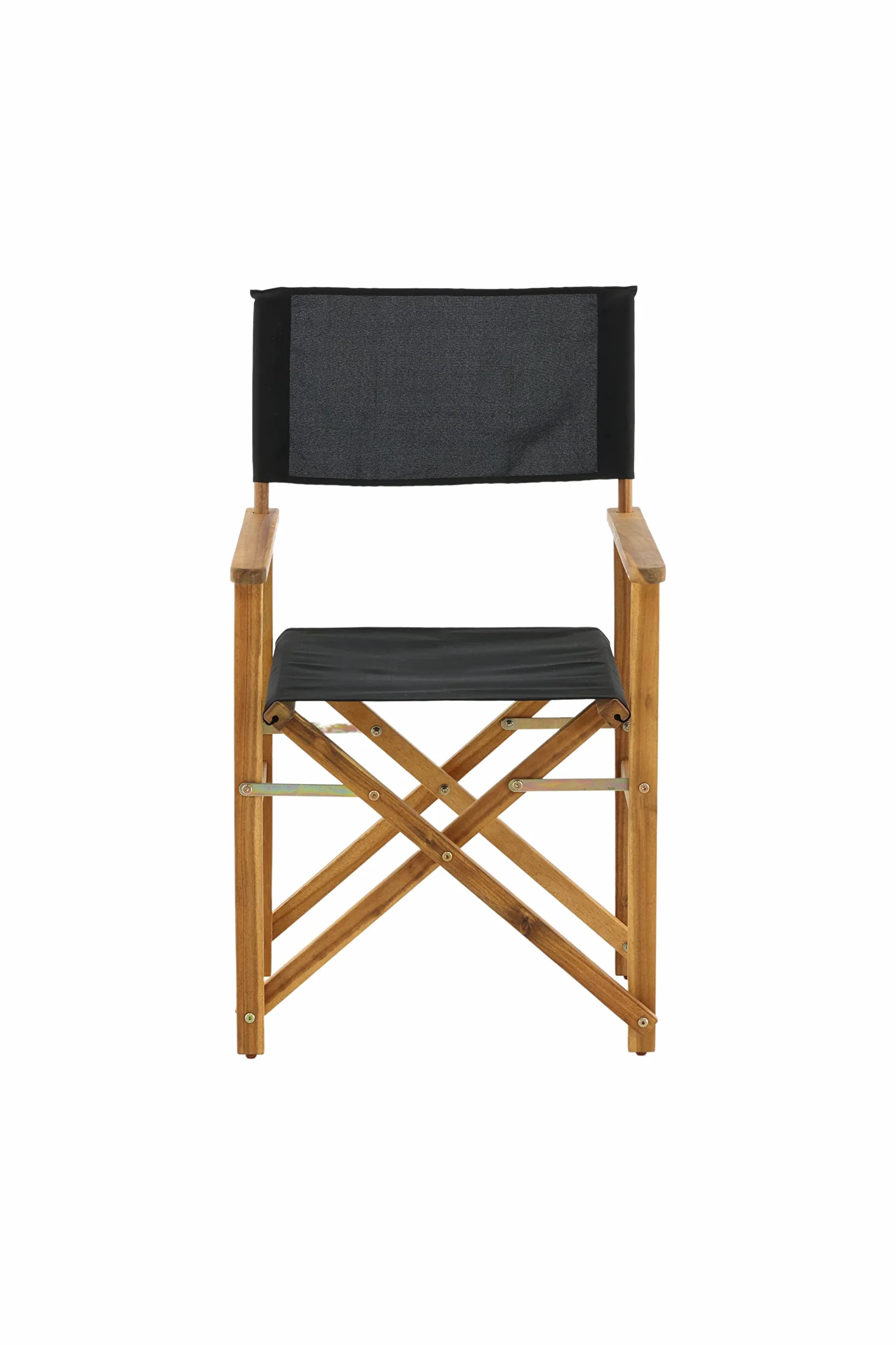 Venture Home Marion-Editors Chair-Nature/Black-Acacia, One Size