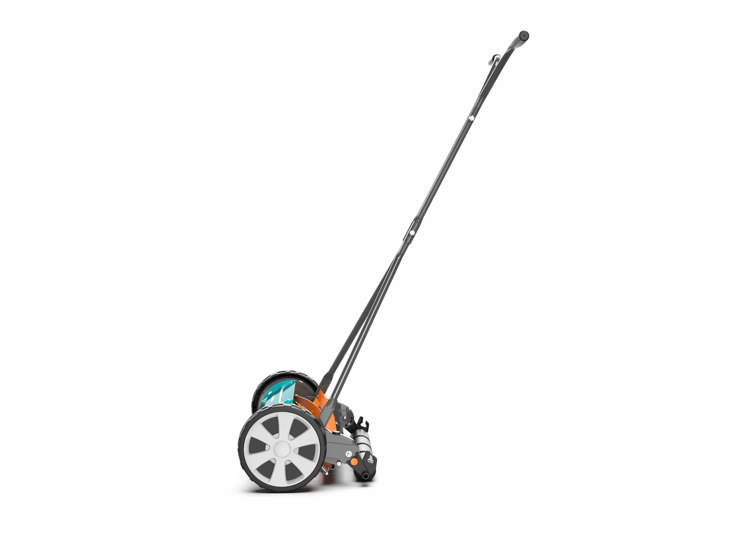 Gardena Klasyczna kosiarka bębnowa 400: ręczna kosiarka o szerokości roboczej 40 cm do 200 m² powierzchni trawnika, wałek nożowy z wysokiej jakości stali, bezdotykowa technika cięcia, cicha i
