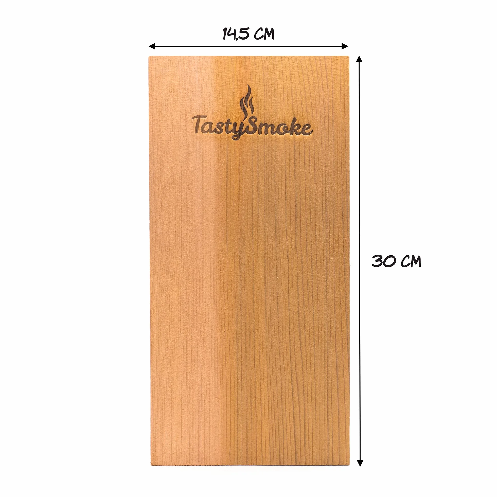 Premium Deska do grillowania z drewna cedrowego – 100% naturalny produkt z cedru western red – Deski do grillowania z drewna cedrowego w opakowaniu 6 sztuk – wielokrotnego użytku