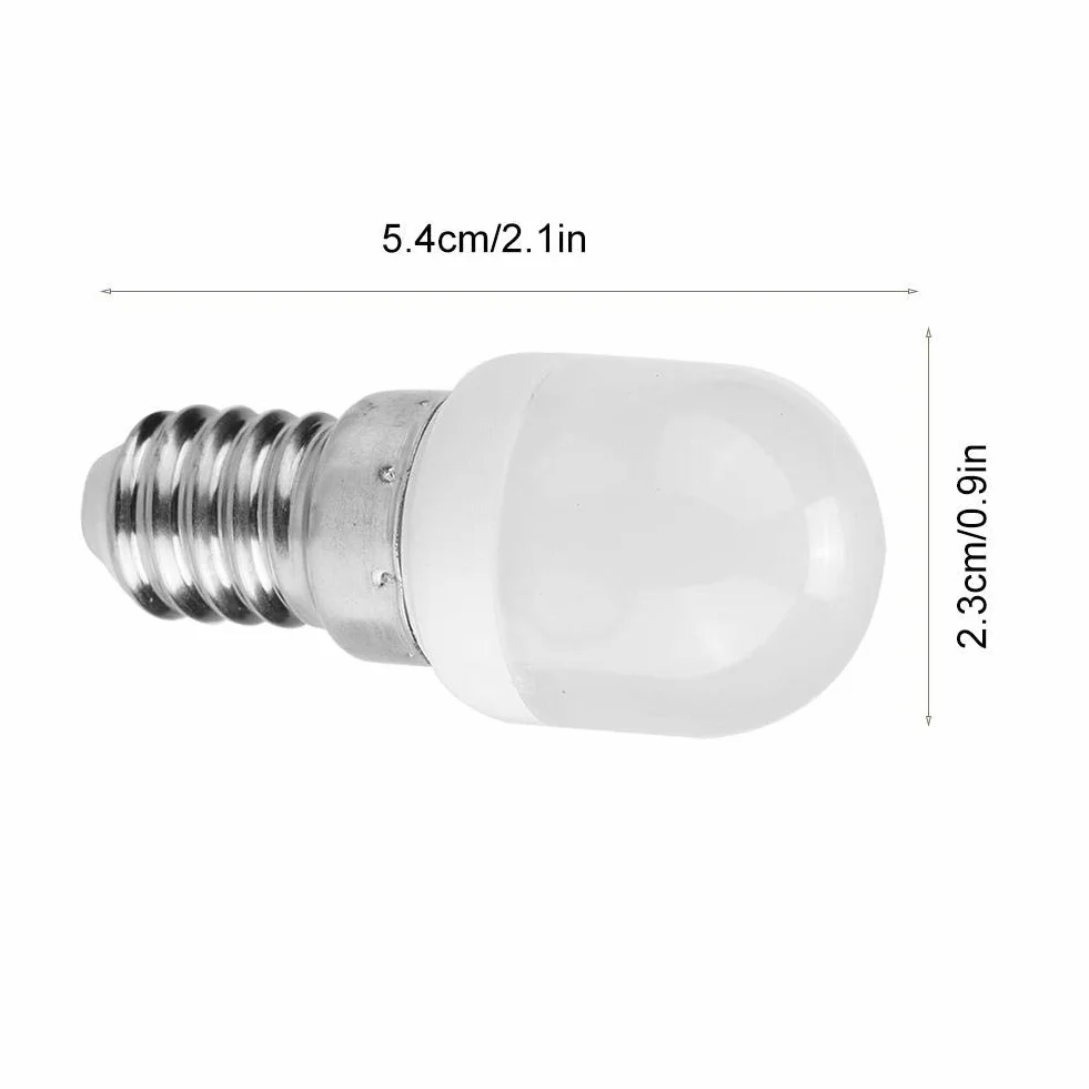 Żarówka LED E14 T22 2W 220V ABS Mini Lodówka Kuchenka Mikrofalowa Maszyna do Szycia Biała