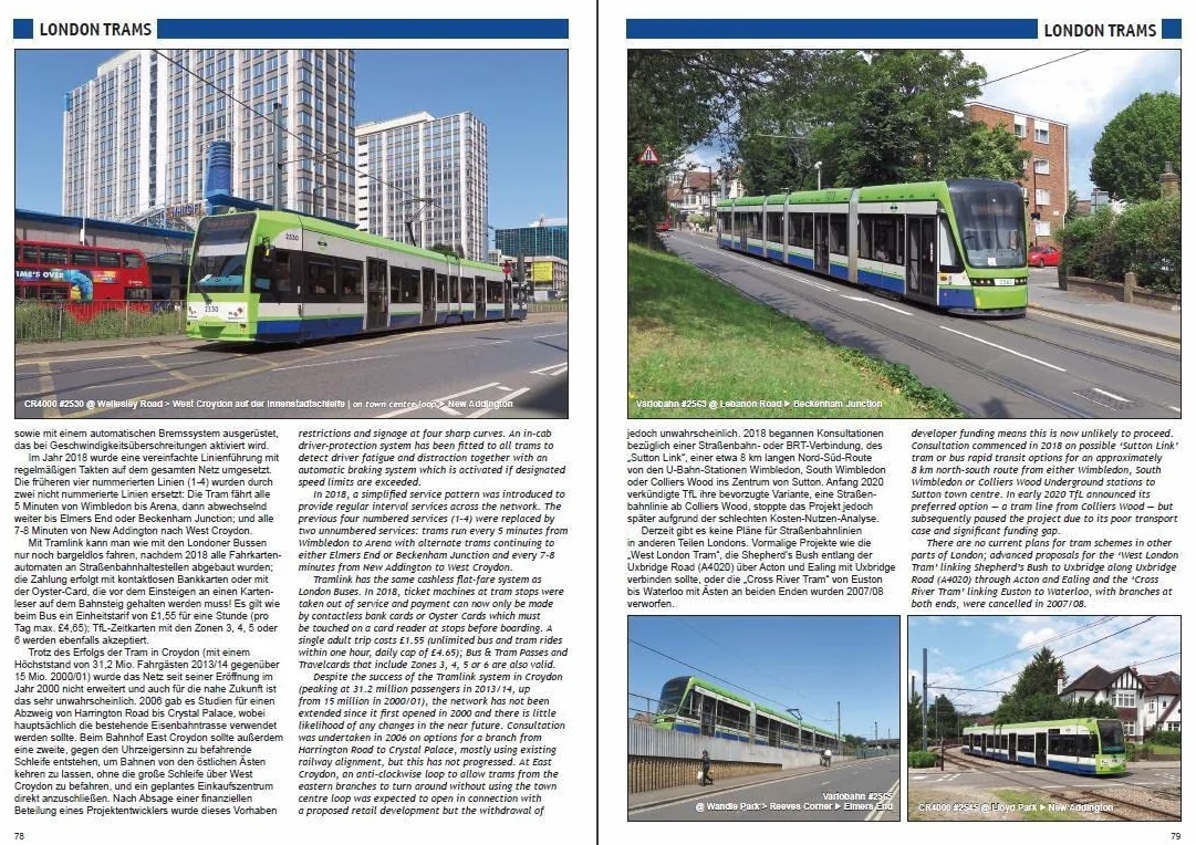 U-Bahn, S-Bahn & Tram in London: Städtischer Schienennahverkehr in der britischen Hauptstadt - Urban Rail in the British Capital