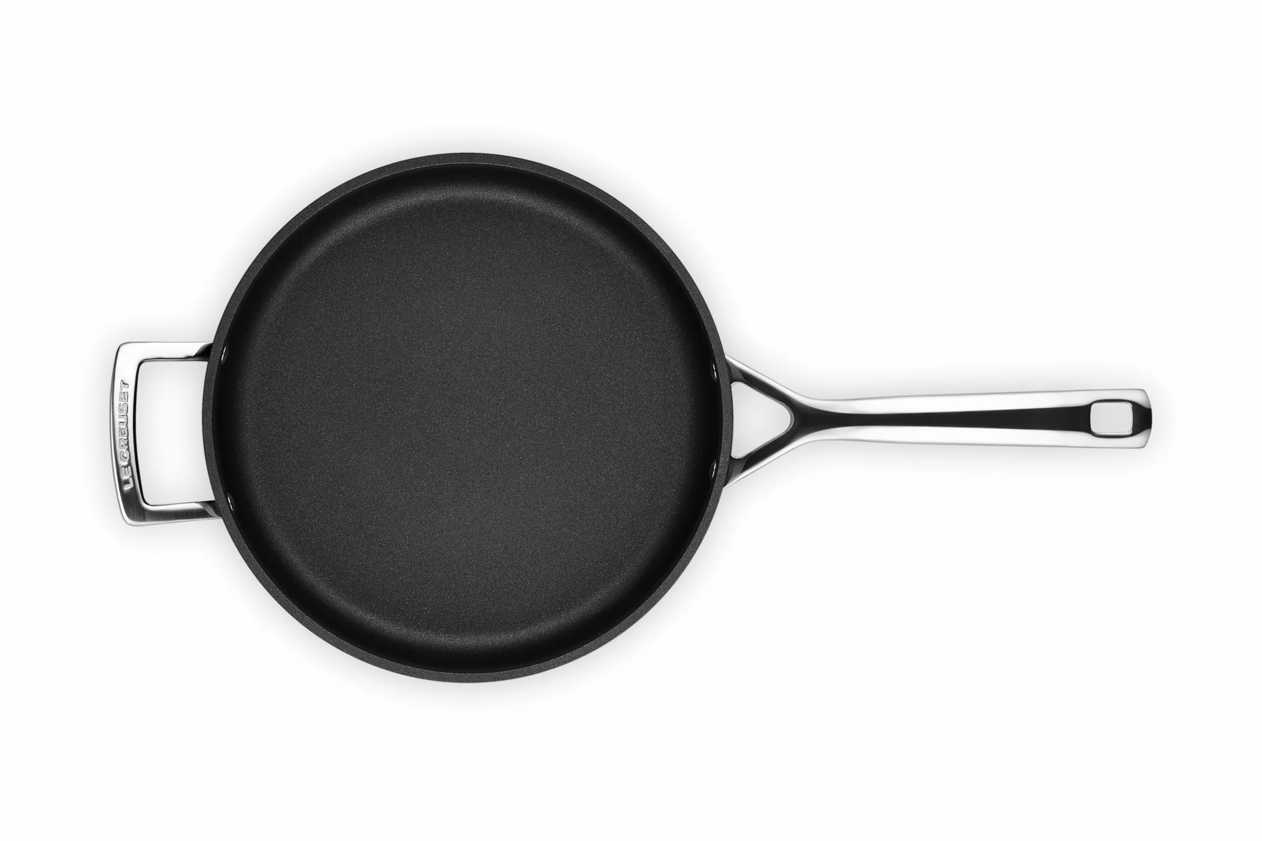 Le Creuset 51110260010302 TNS 26 x 7,8 cm patelnia do smażenia ze szklaną pokrywką, aluminium