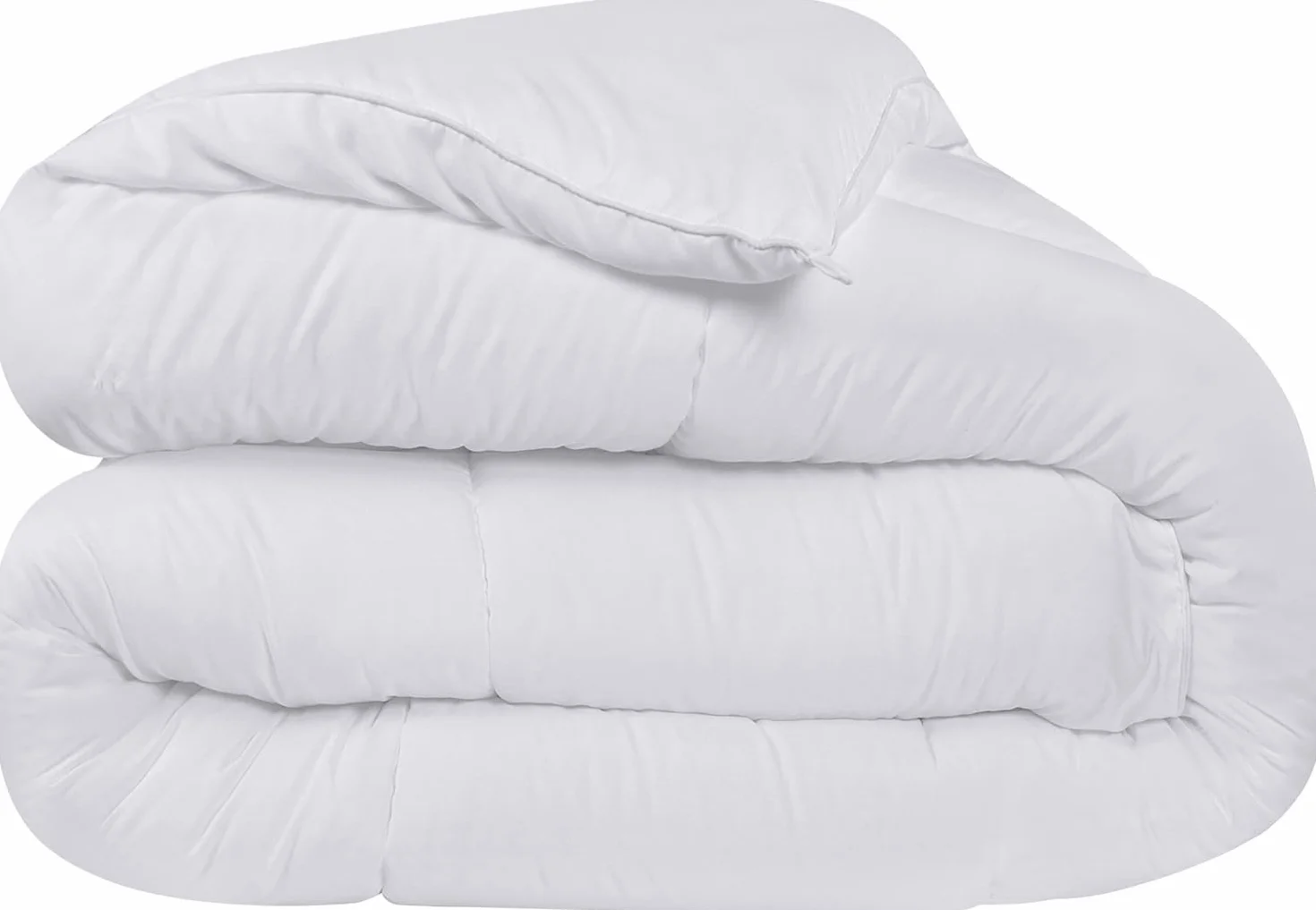 Kołdra Utopia Bedding 200 x 220 cm, kołdra całoroczna, wypełnienie 370 GSM, oddychający koc do spania, kołdra, super miękka i przytulna (biała)