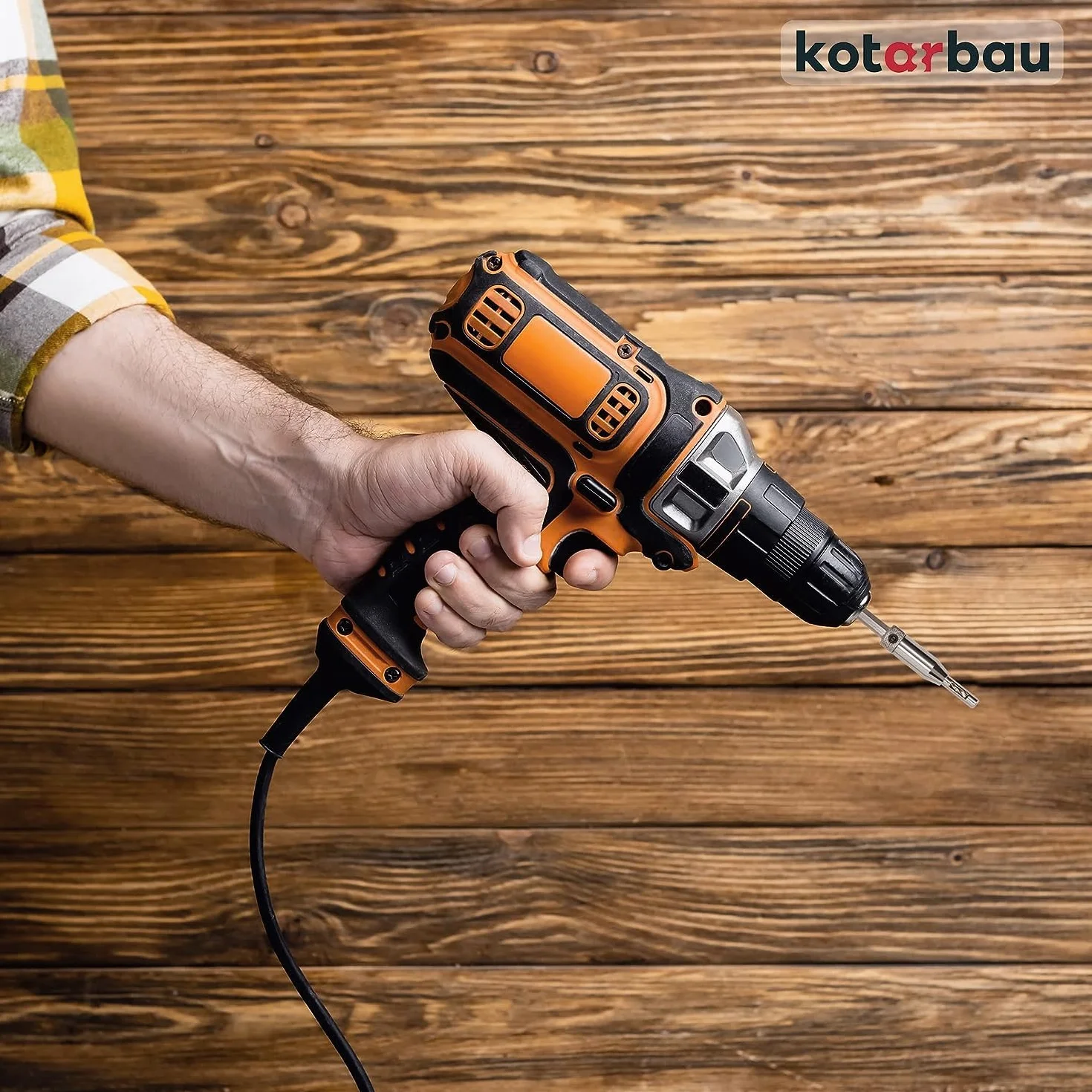 KOTARBAU® Zestaw 3 wierteł do zawiasów samocentrujących HSS stal zestaw 3-częściowy Ø 2 mm / Ø 2,8 mm / Ø 3,6 mm wiertło centrujące drewno 1/4 cala zestaw wierteł sześciokątnych