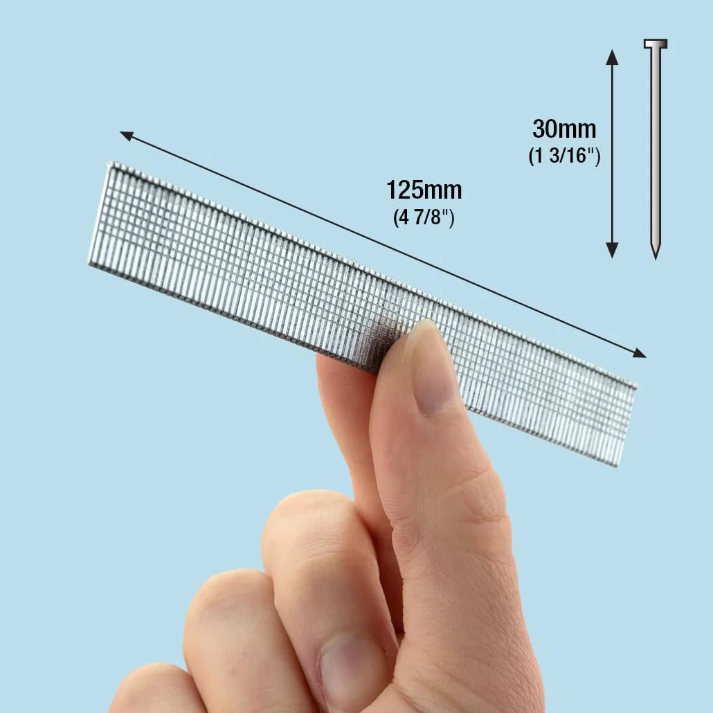 Tacwise 1067 gwoździe do warkocza typu 180/30 mm, stal nierdzewna 18G, opakowanie 1000, srebrne, 30 mm