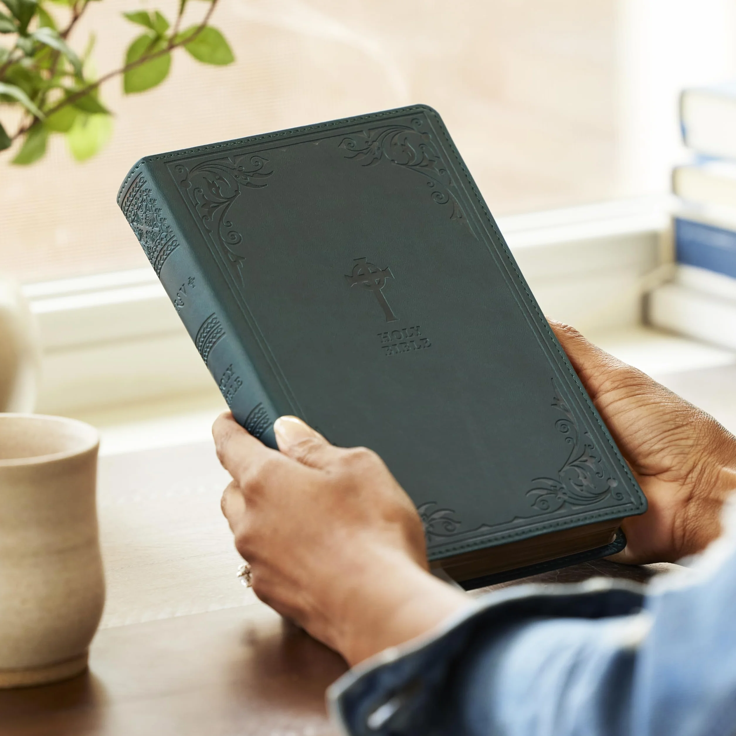Nrsv, Catholic Bible, Gift Edition, Leathersoft, Teal, Comfort Print: Holy Bible