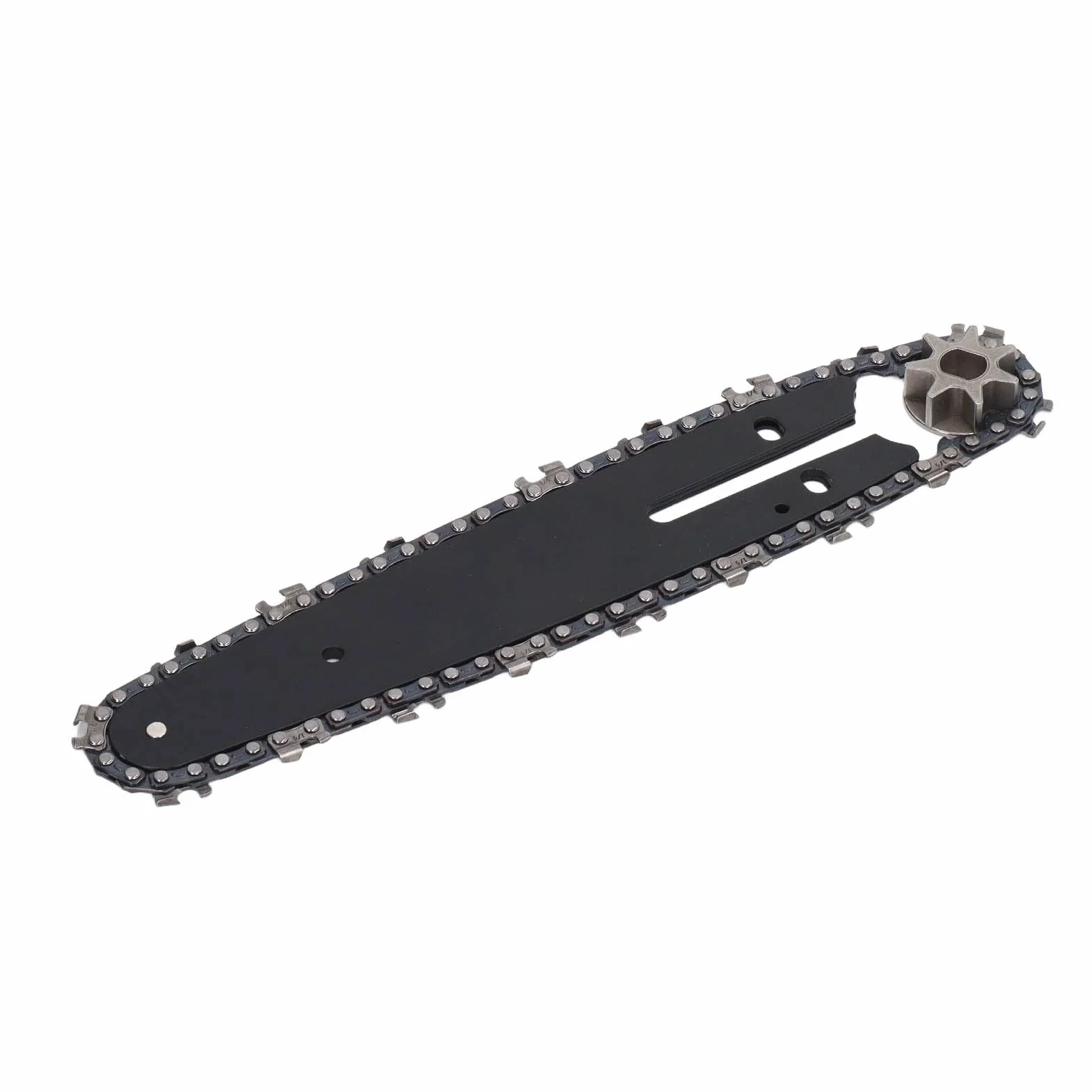Aramox Zestaw Łańcuchów do Piły Łańcuchowej, Stalowa Zębatka 186 mm, Płyta Prowadząca 230 mm, 6-calowa Mini Piła