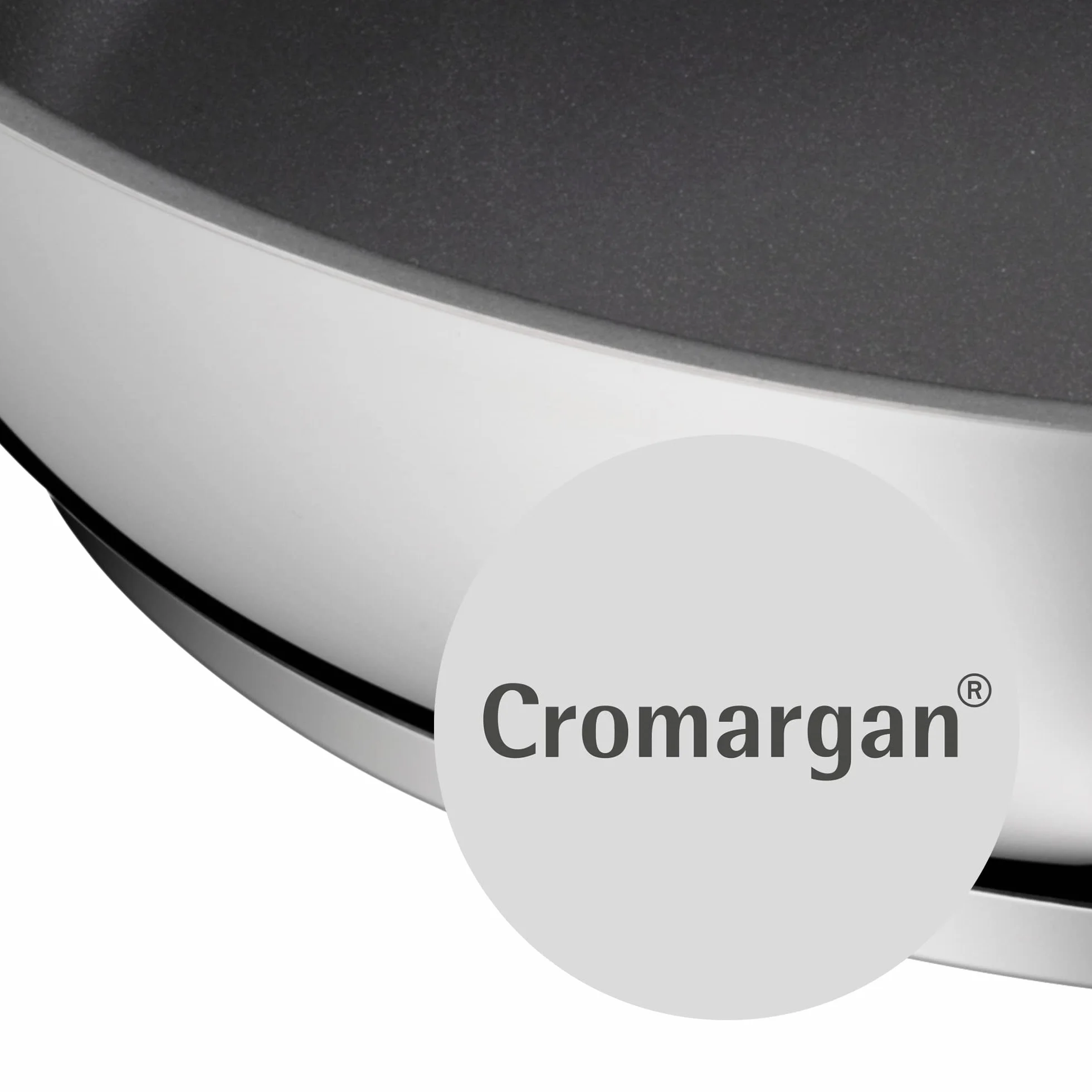 WMF Permadur Advance 2-częściowy zestaw patelni indukcyjnych 28 + 24 cm stal nierdzewna Cromargan
