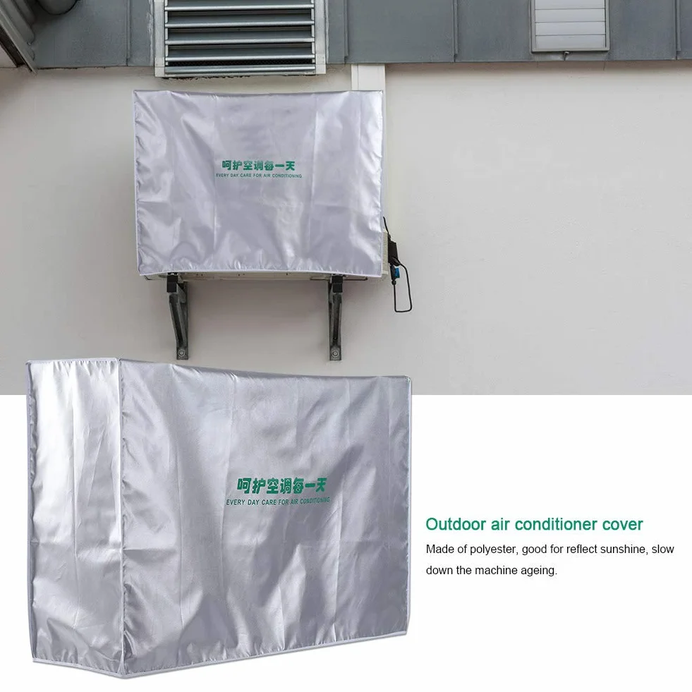 Osłona klimatyzatora, wodoodporna osłona ochronna przed kurzem i śniegiem plandeka do klimatyzacji zewnętrznej (2p (80 x 26 x 57))