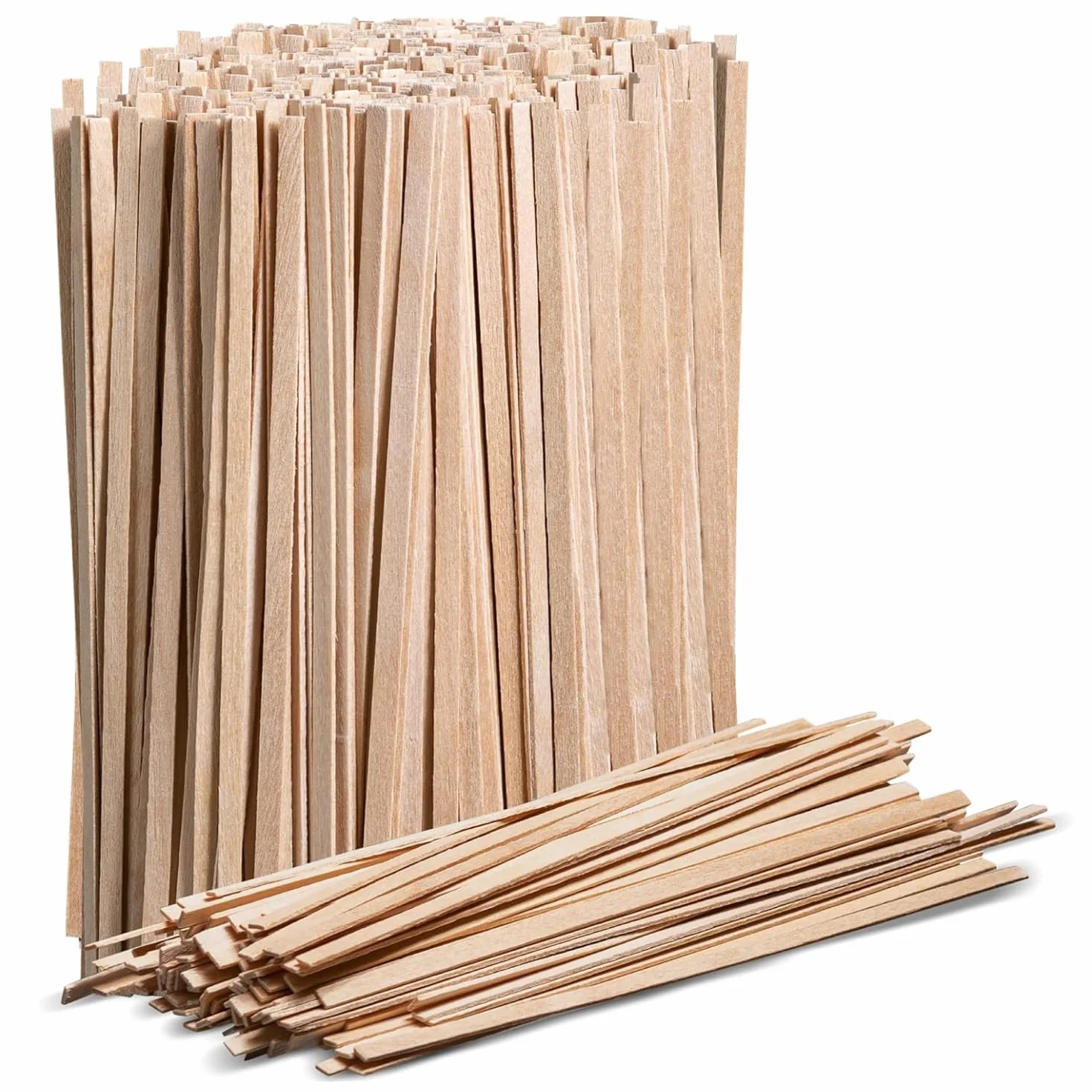 Prestee Drewniane mieszadło do kawy – 1000 jednorazowych drewnianych patyczków do kawy i koktajli o długości 14 cm – gładkie, bez odprysków – idealne do kawiarni i stacji napojów