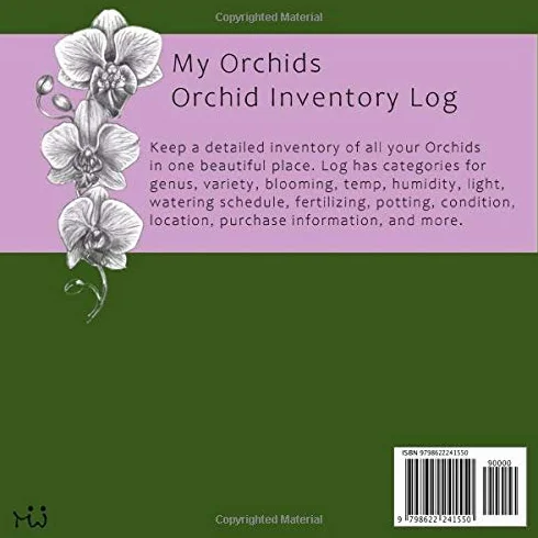 My Orchids: Orchid Inventory Log