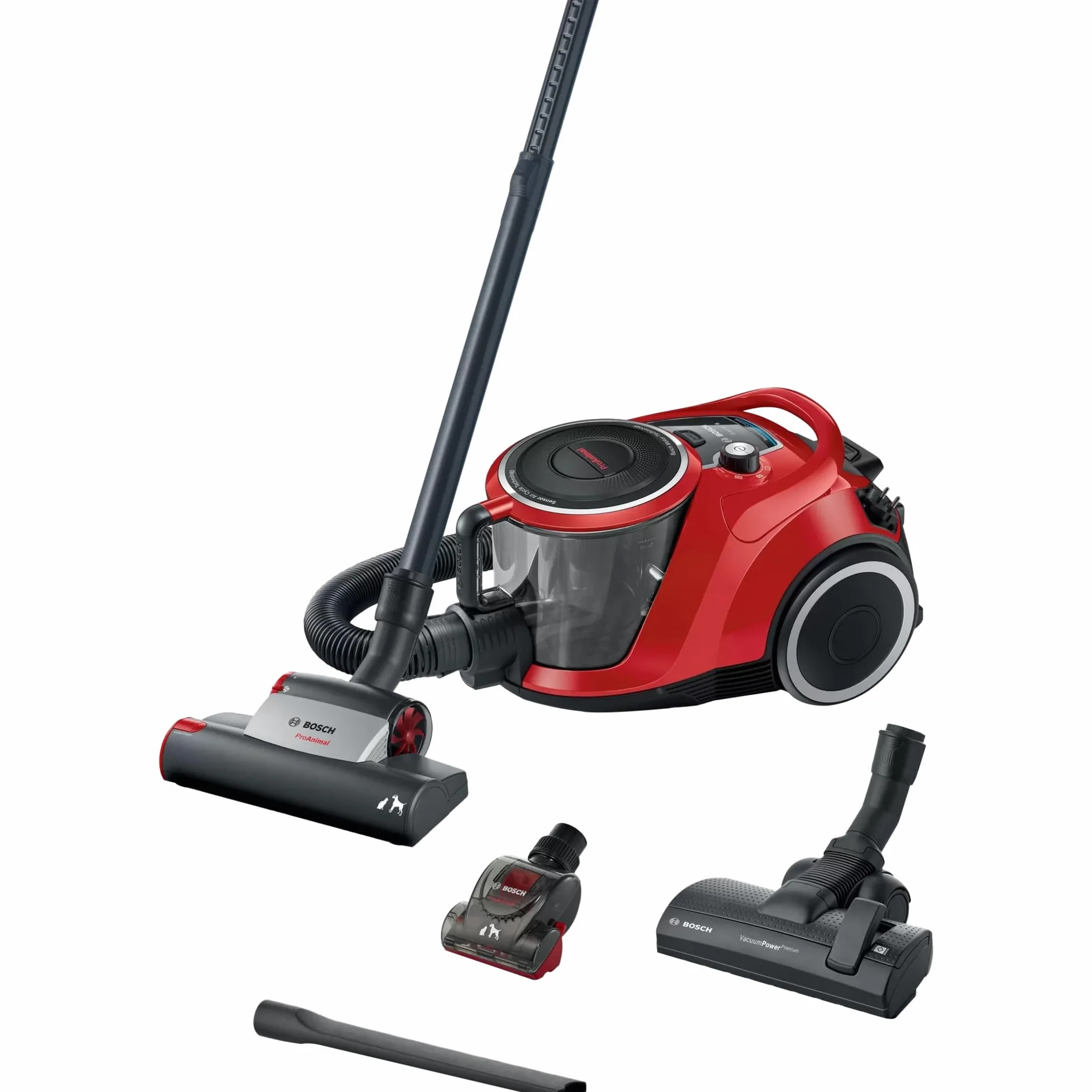 Bosch Hausgeräte Seria 6 Odkurzacz Workowy, Czerwony, 600W 240V