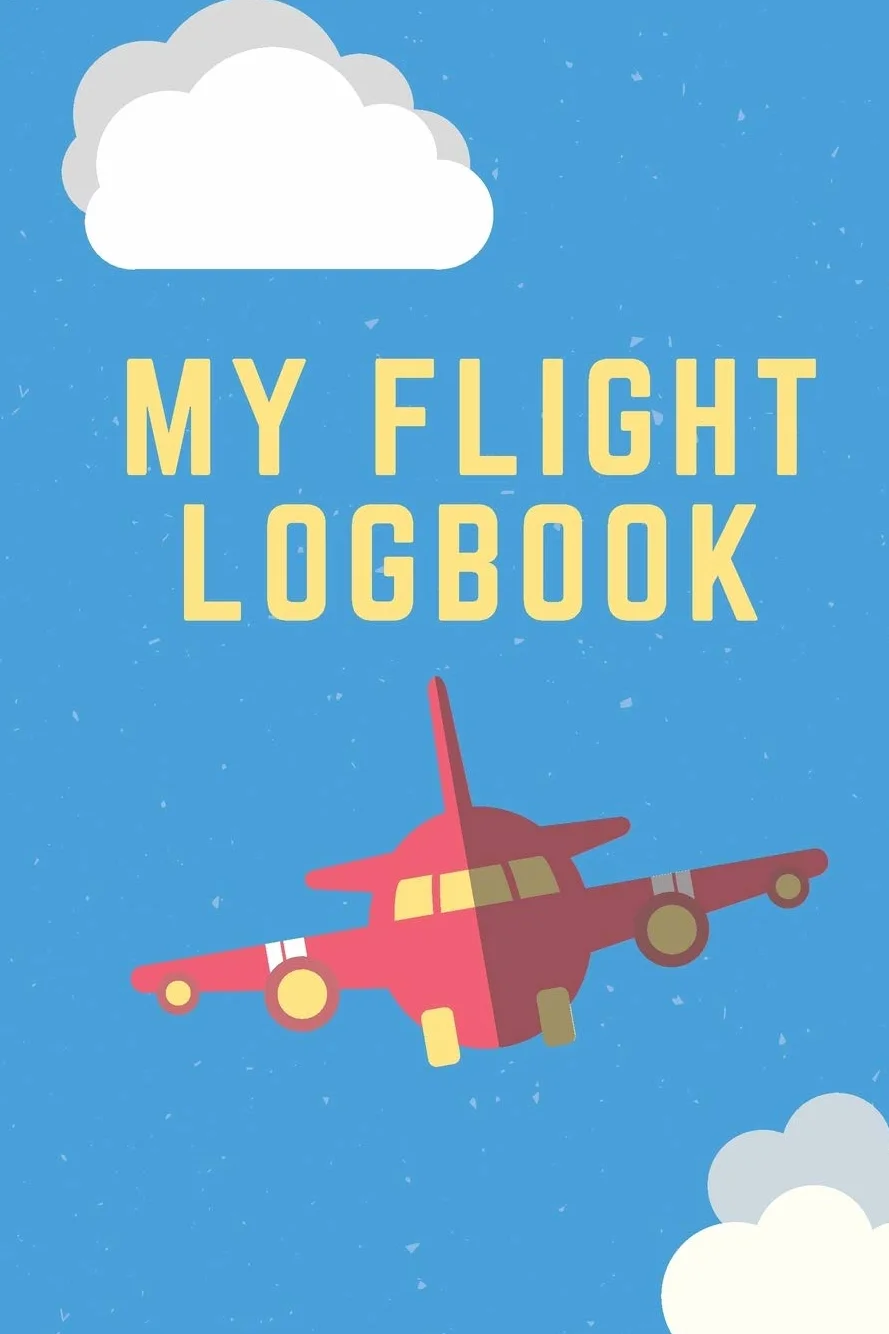 Flight log book: Flight book for kids