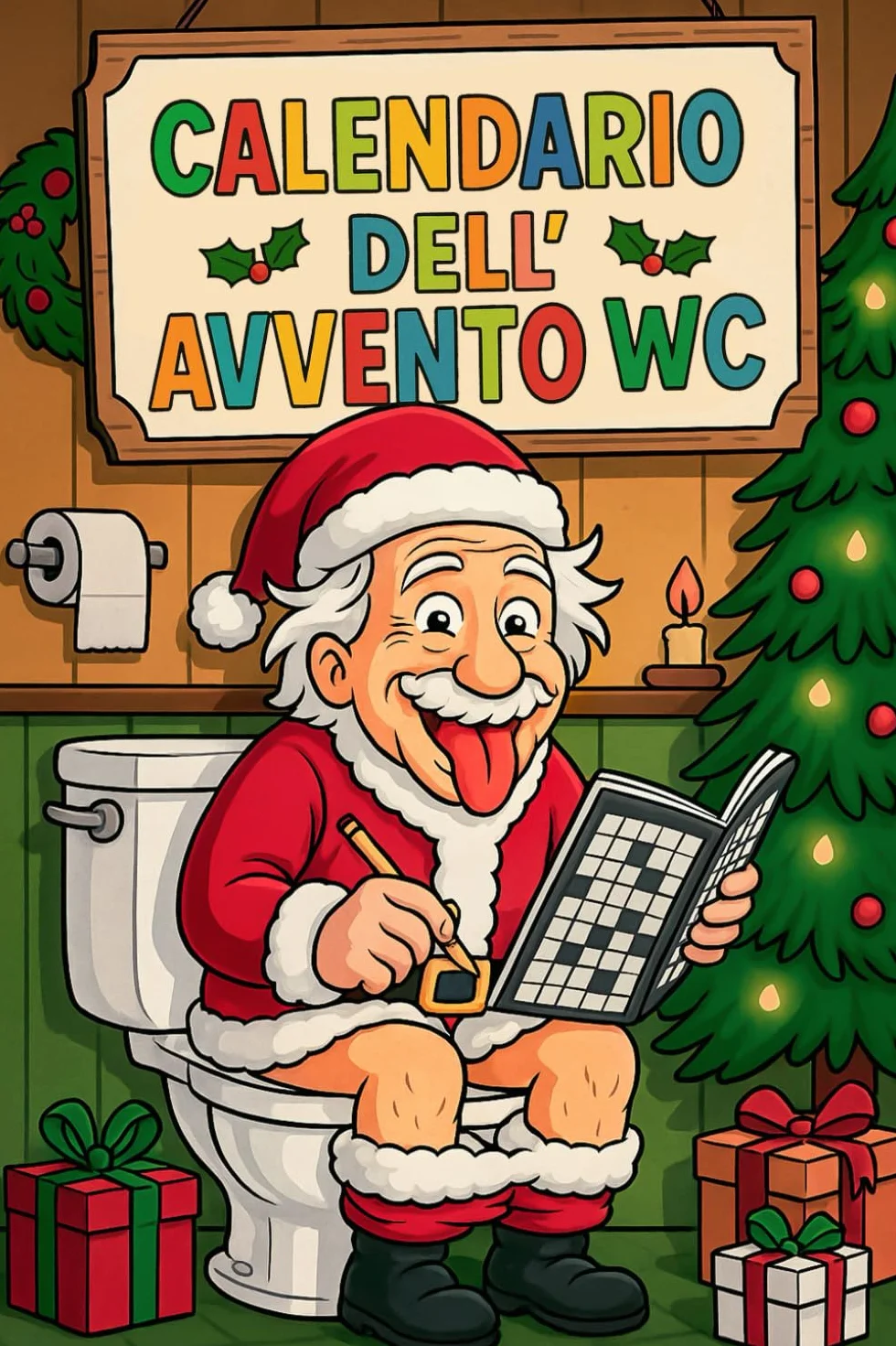 Calendario dell’Avvento WC: Più di 500 enigmi e curiosità divertenti per ridere fino a Natale